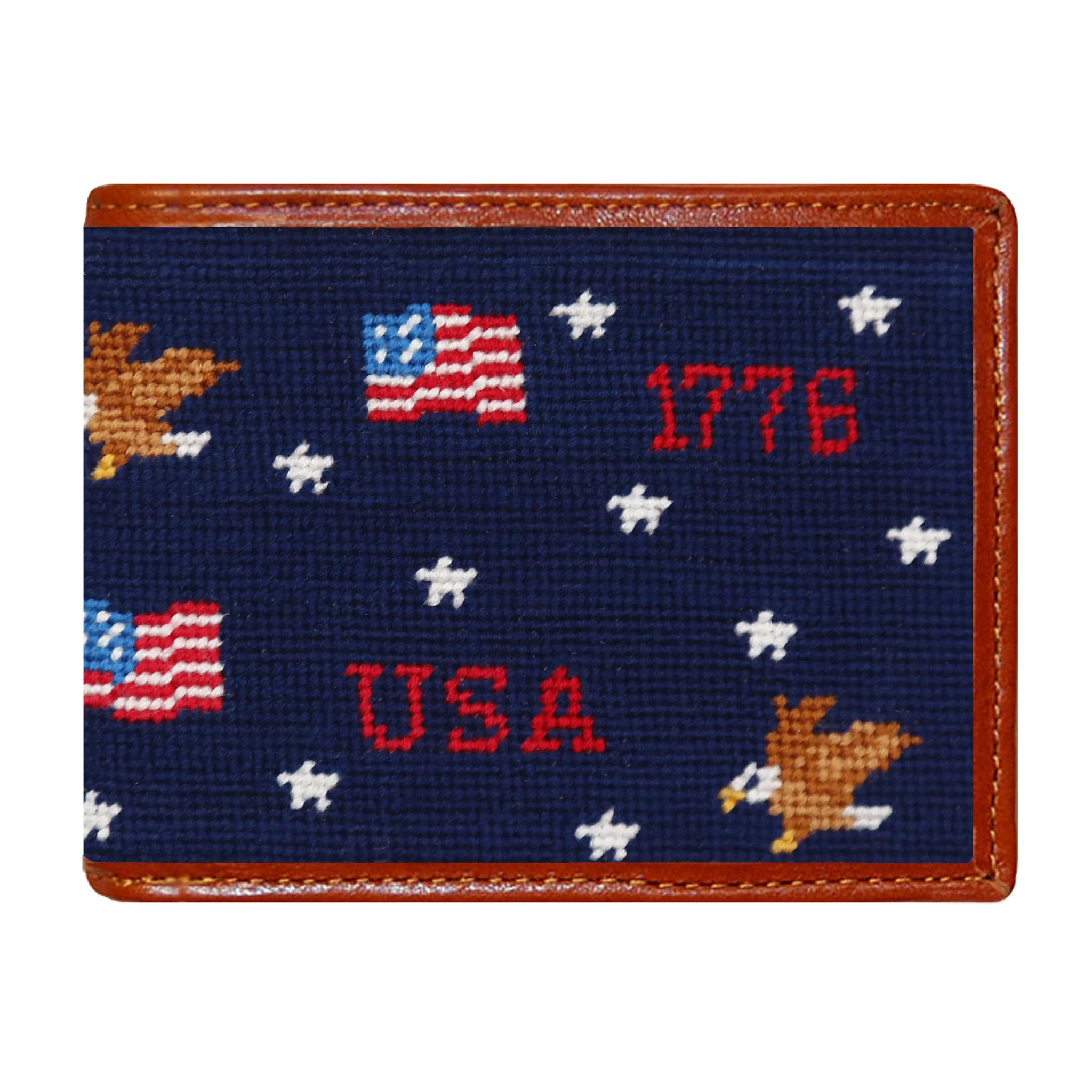 Americana Pattern Wallet (Dark Navy)