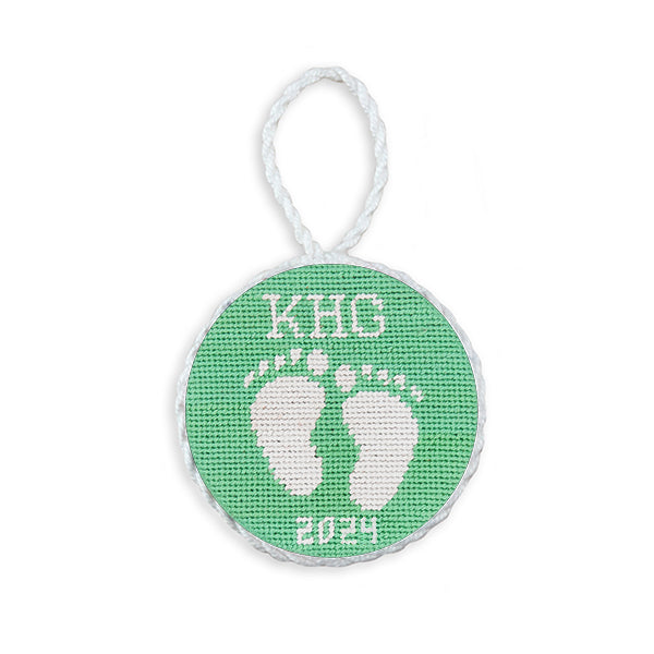 Baby Feet Ornament - 2024 - Image 3