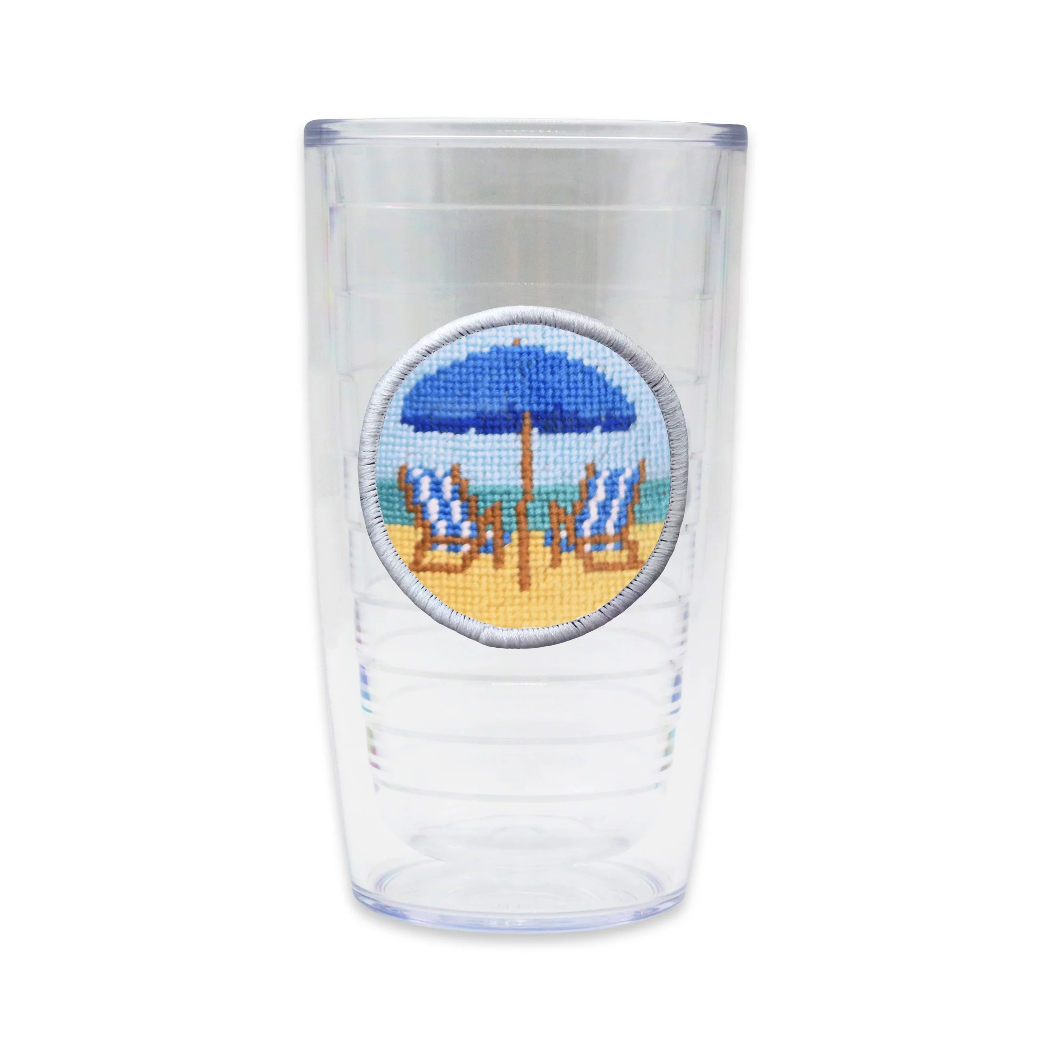 Beach Chairs Scene Tumbler (Cobalt Chairs)