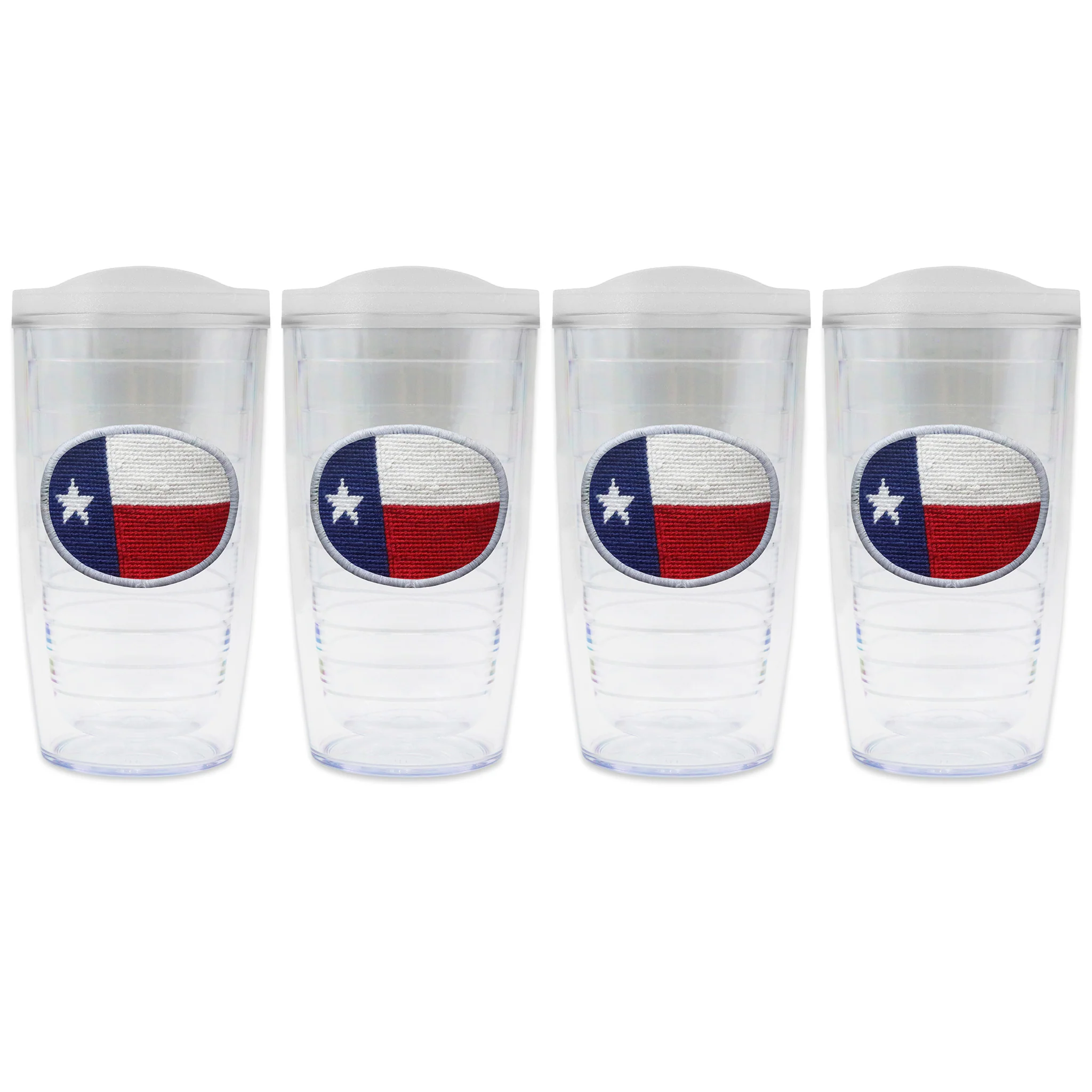 Big Texas Flag Tumbler Set with Lids
