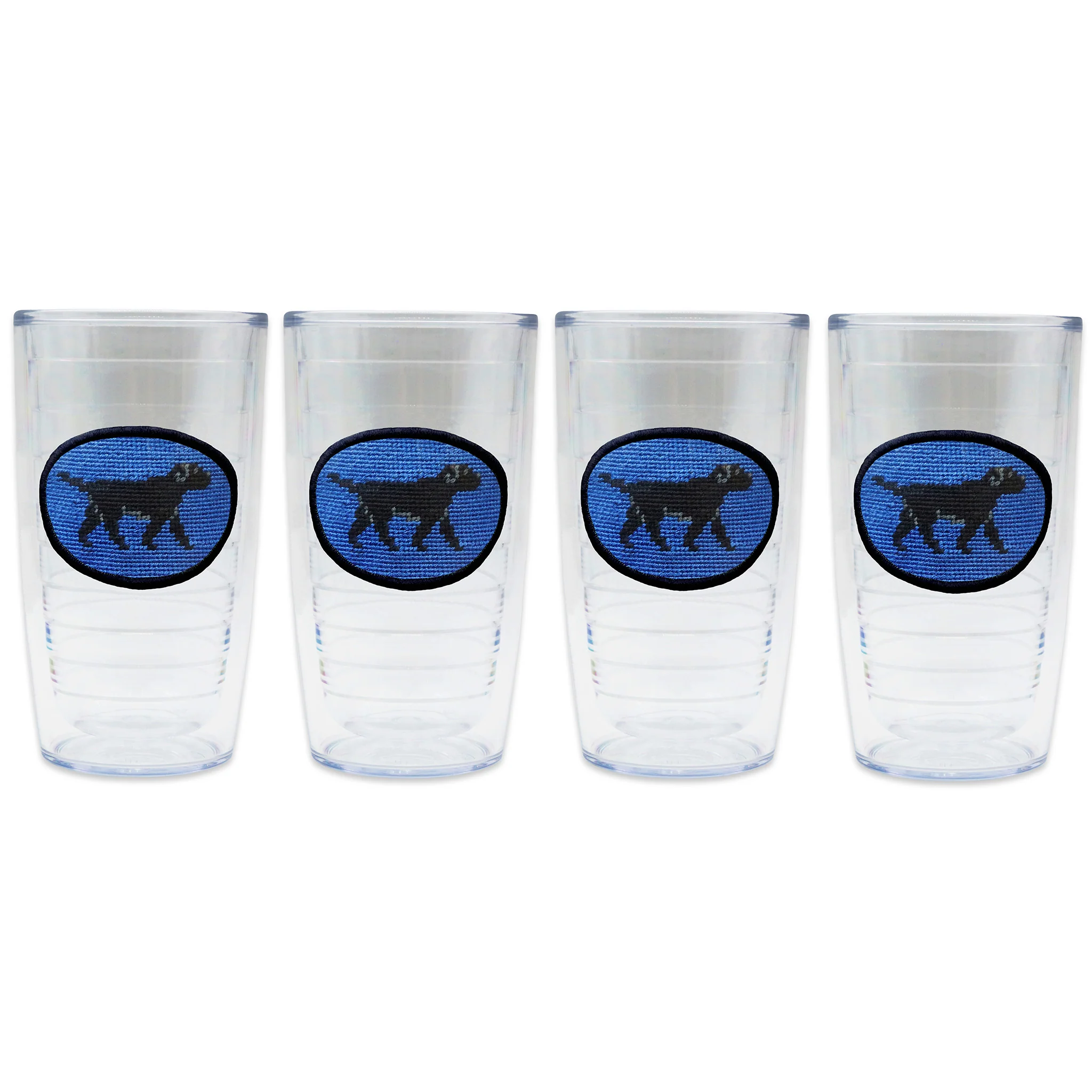 Black Lab Walking Tumbler Set