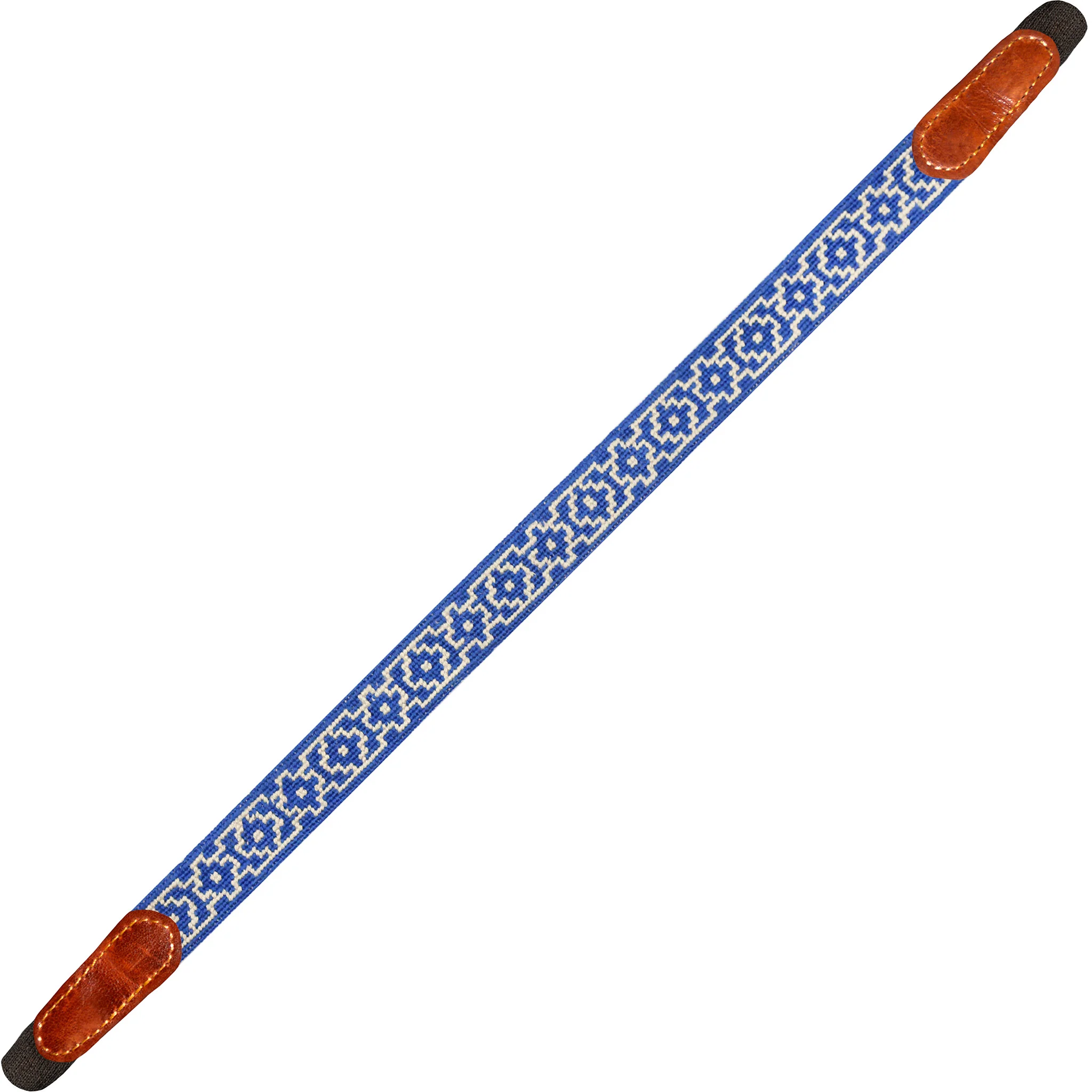 Claiborne Sunglass Strap (Blueberry-Light Khaki) - Image 2