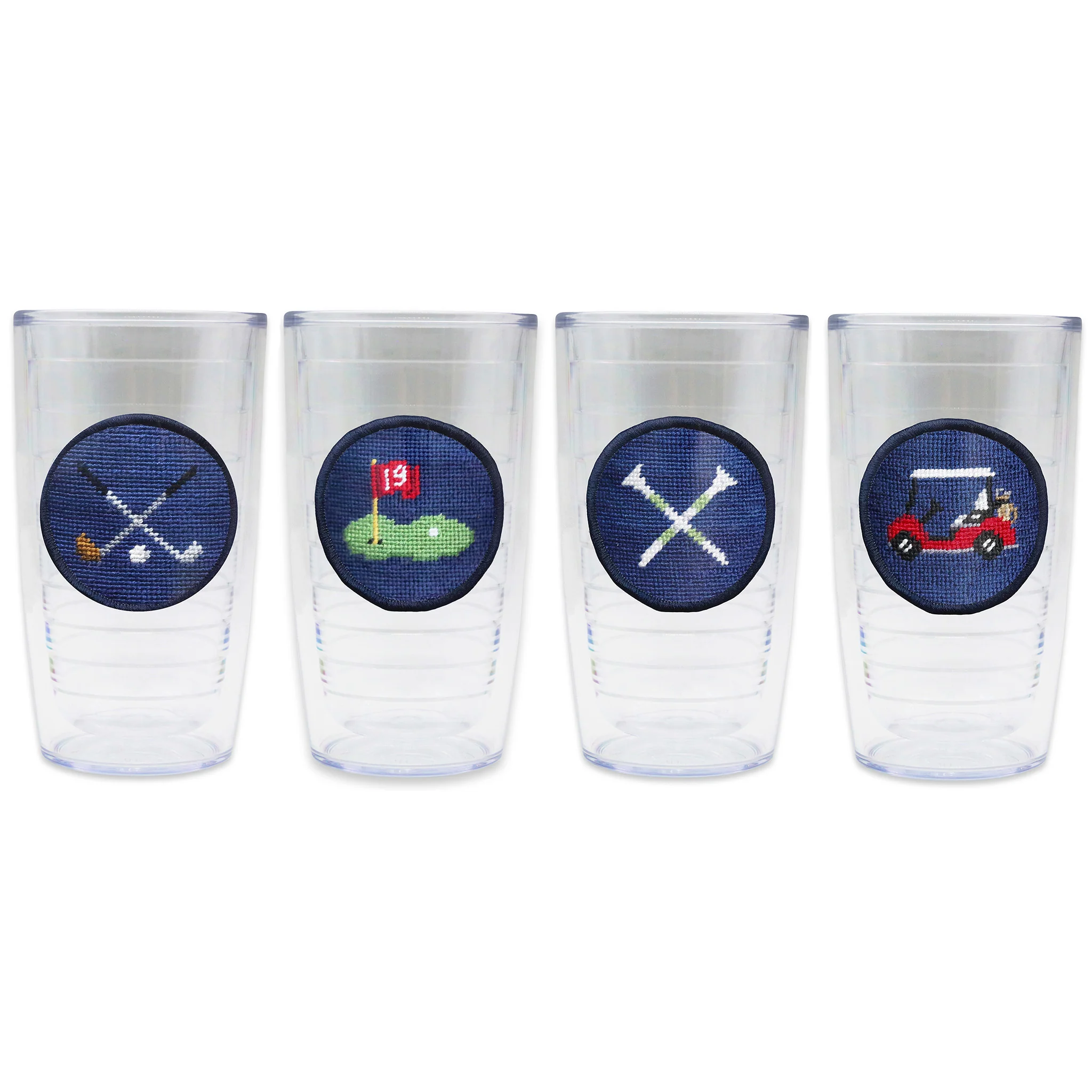 Crossed Golf Tees Tervis Tumbler (Classic Navy) - Image 2