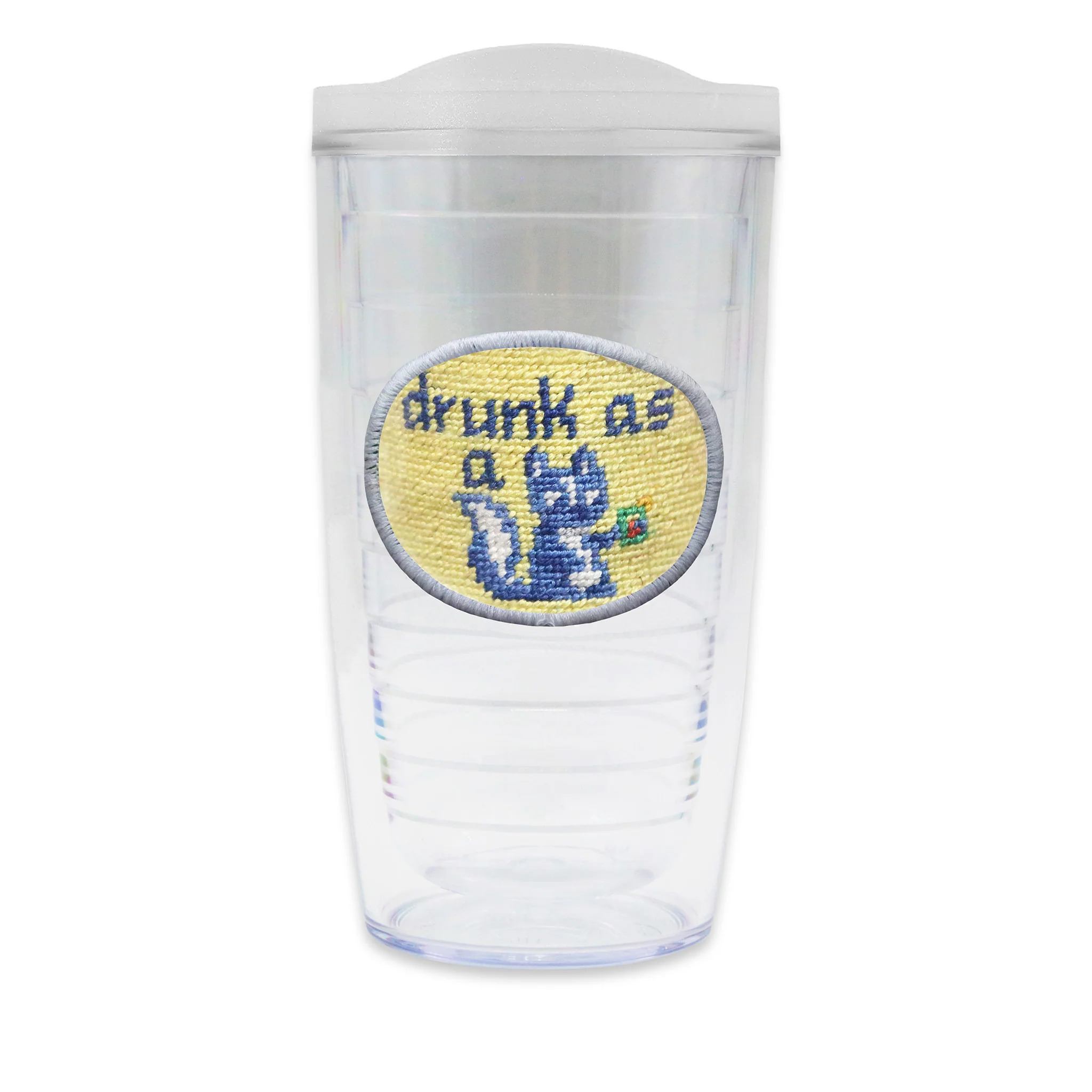 Drunk as a Skunk Tumbler with Lid