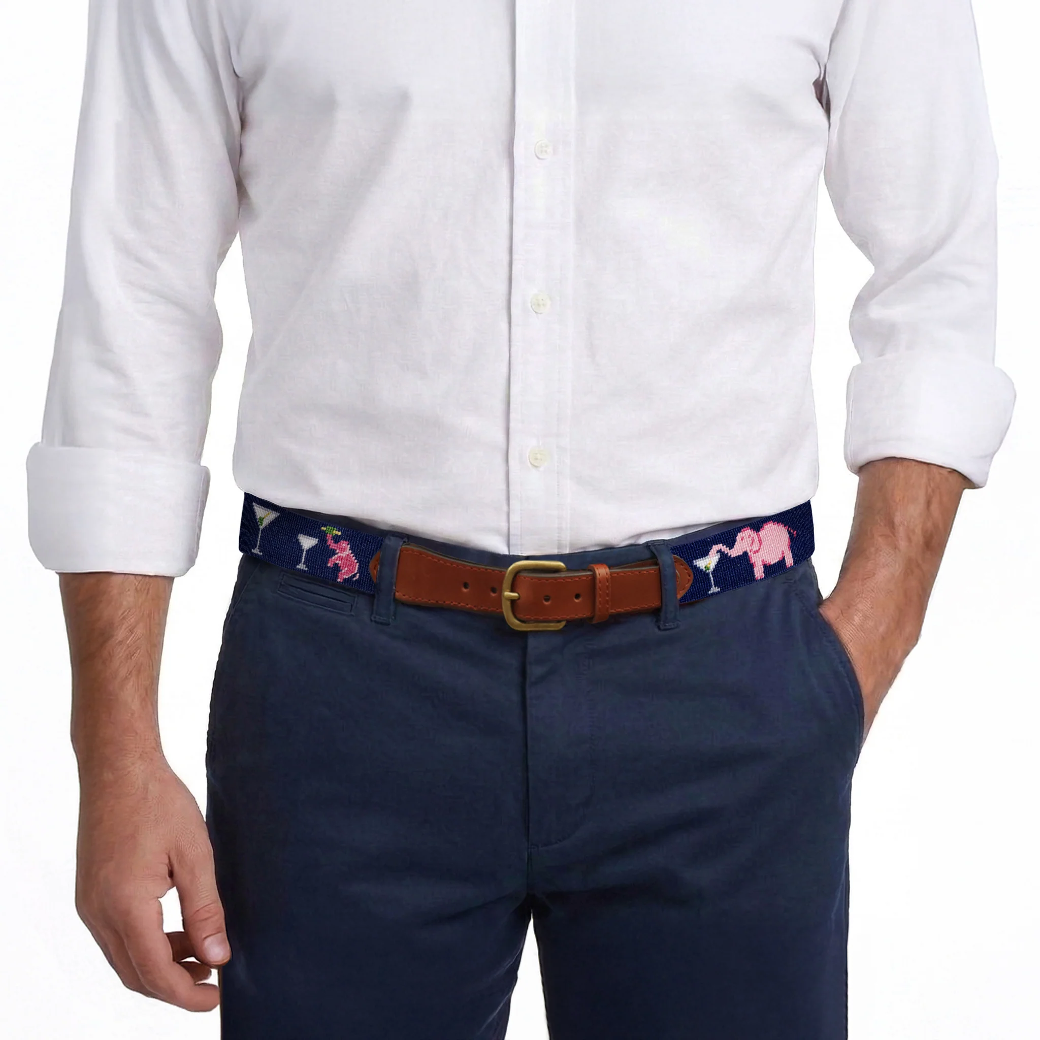 Elephant Martini Belt (Dark Navy) - Image 9