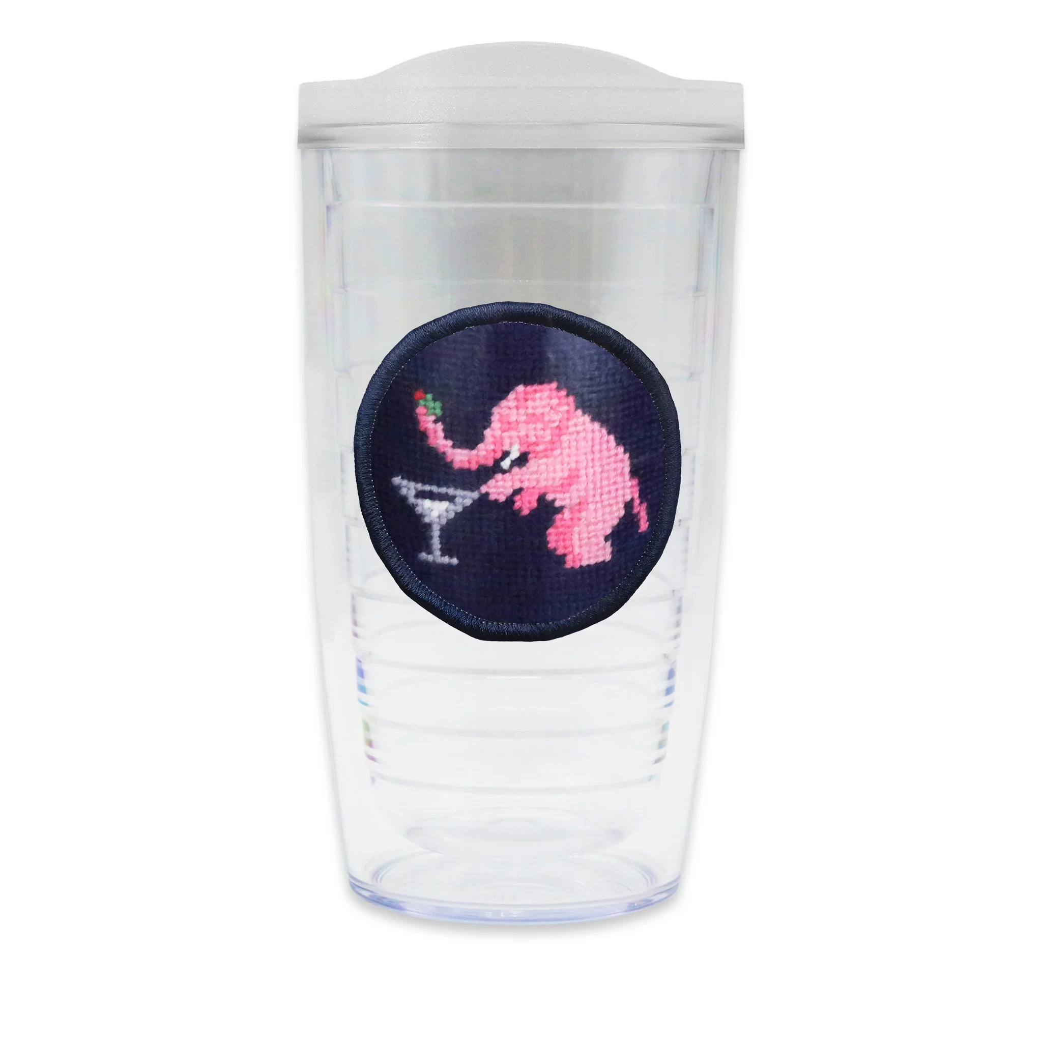 Elephant Martini Tumbler with Lid