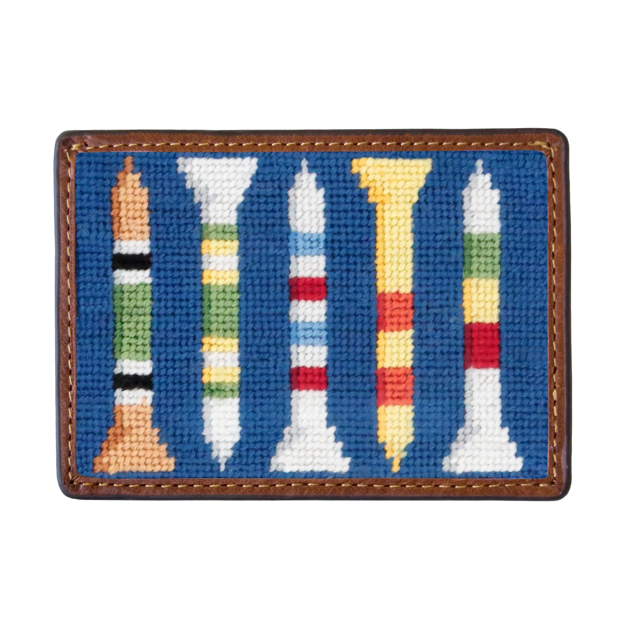 Golf Tees Card Wallet (Blueberry)