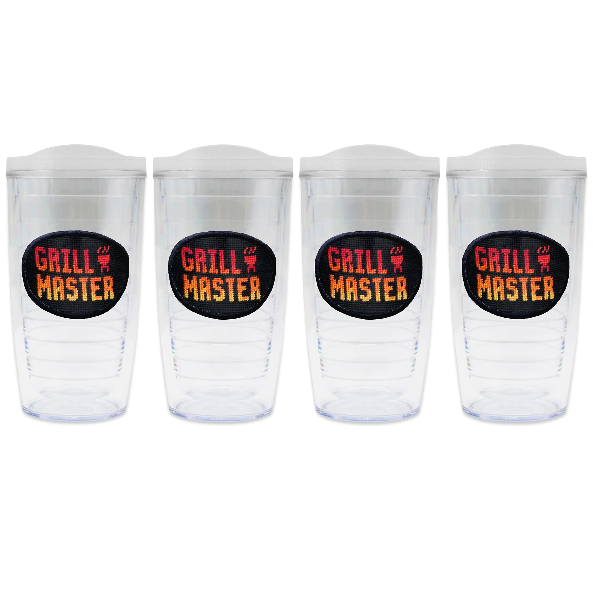 Grill Master Tumbler Set with Lids