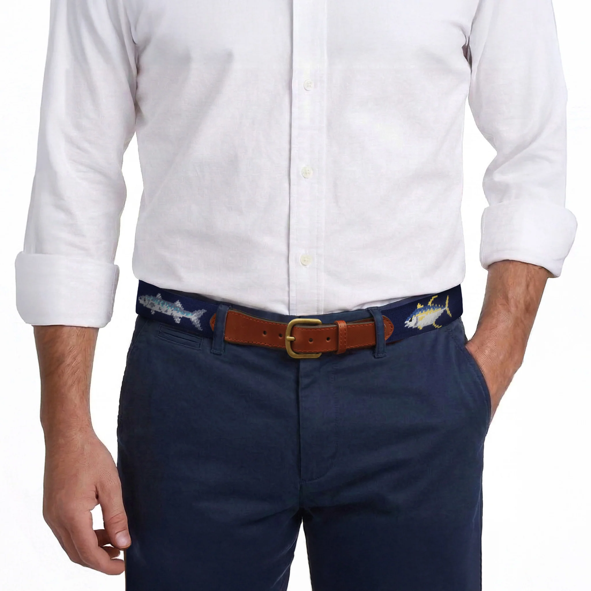 Gulf Coast Fish Belt (Dark Navy) - Image 9