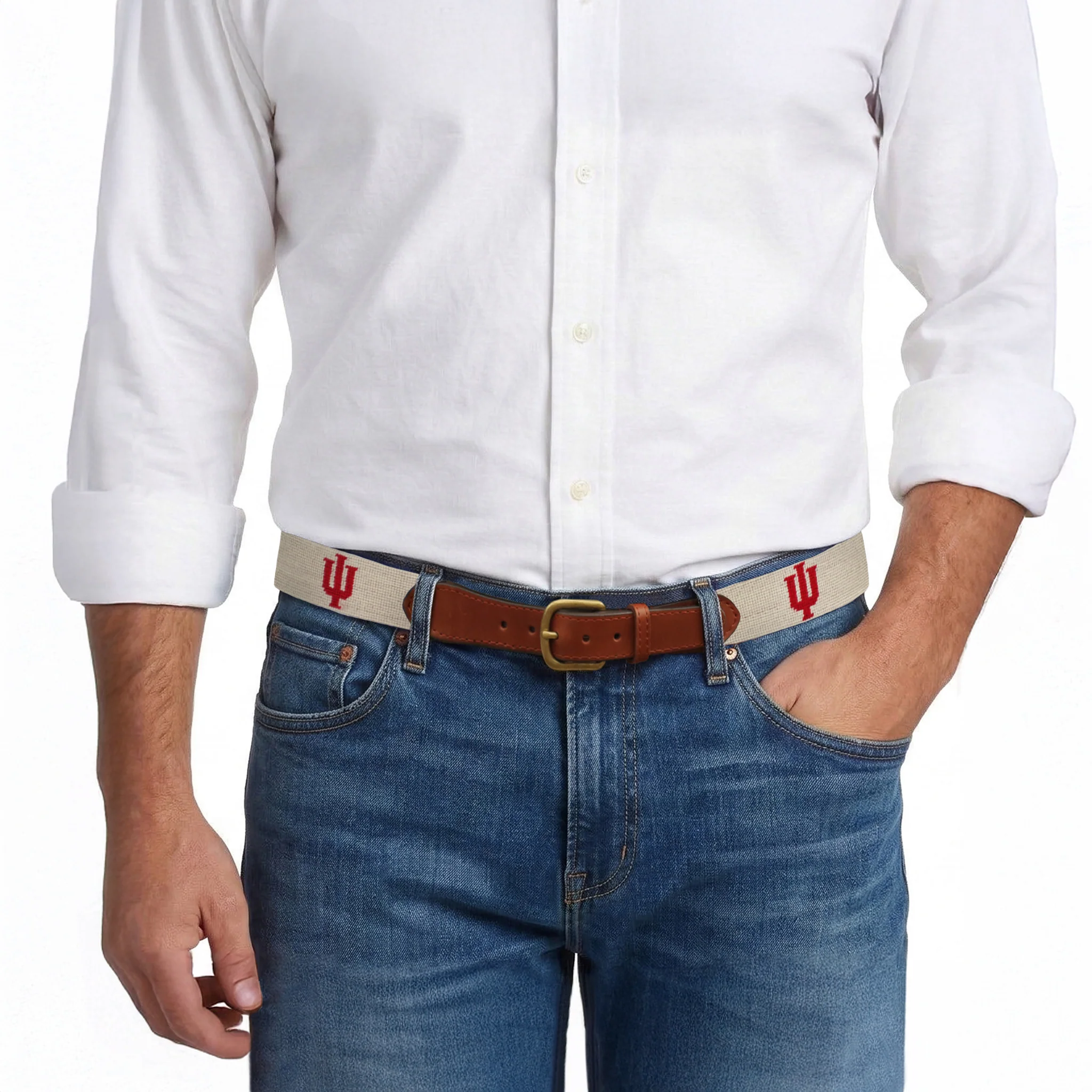 Indiana Belt (Light Khaki) - Image 5