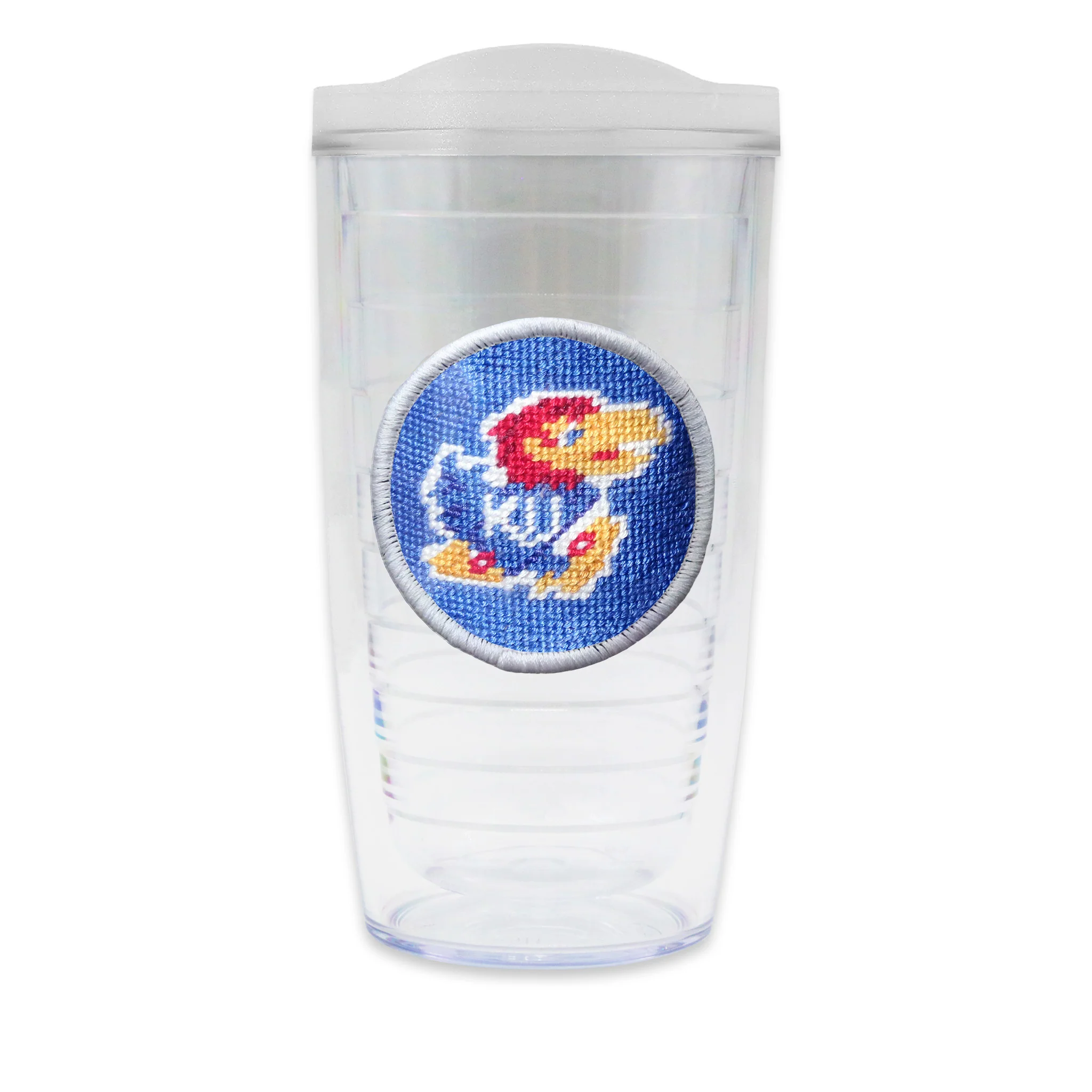 Kansas Jayhawk Tumbler with Lid