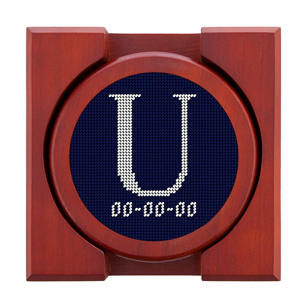 Letter with Date Coaster Set - Image 22