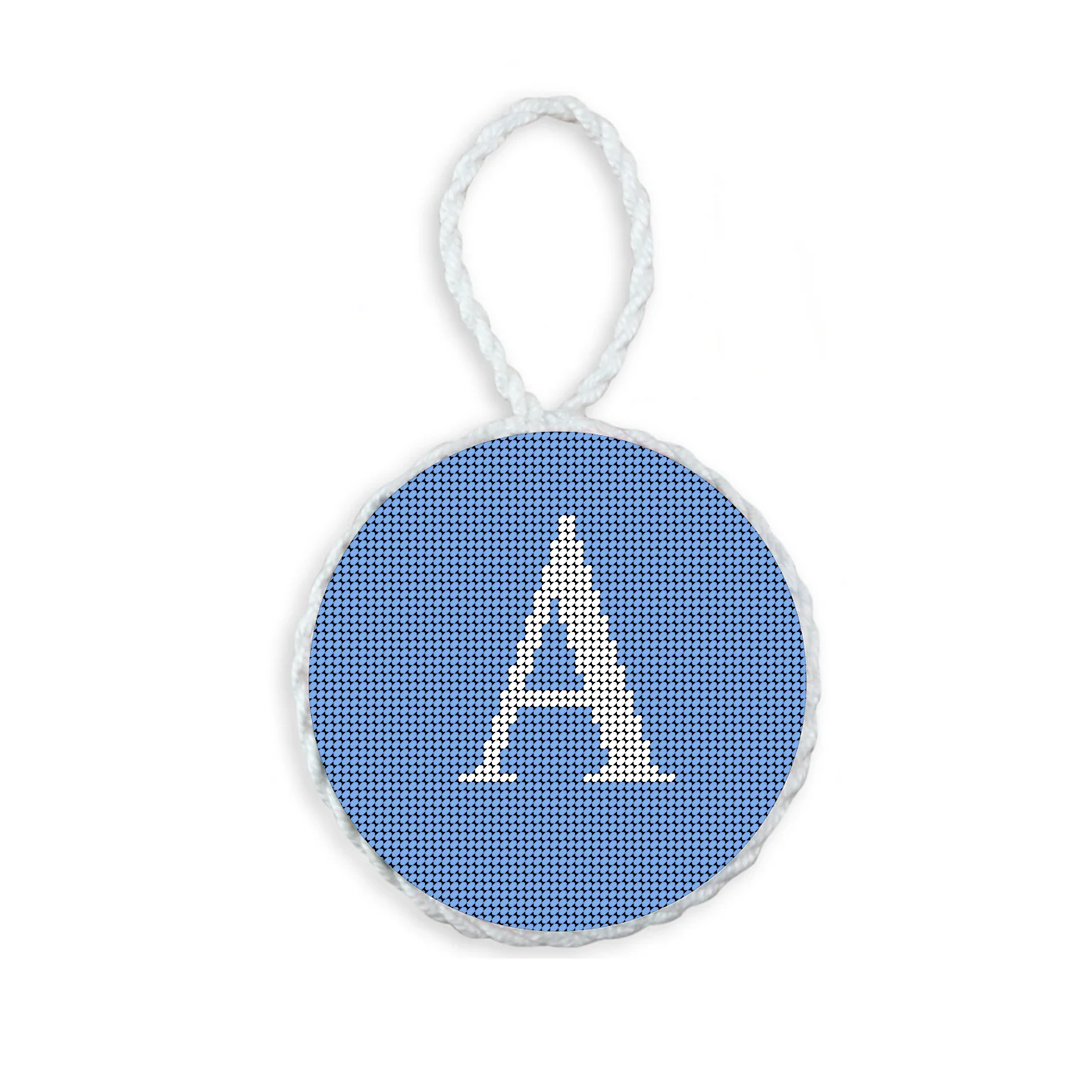 Letter with Date Ornament - Baby Blue - Image 2