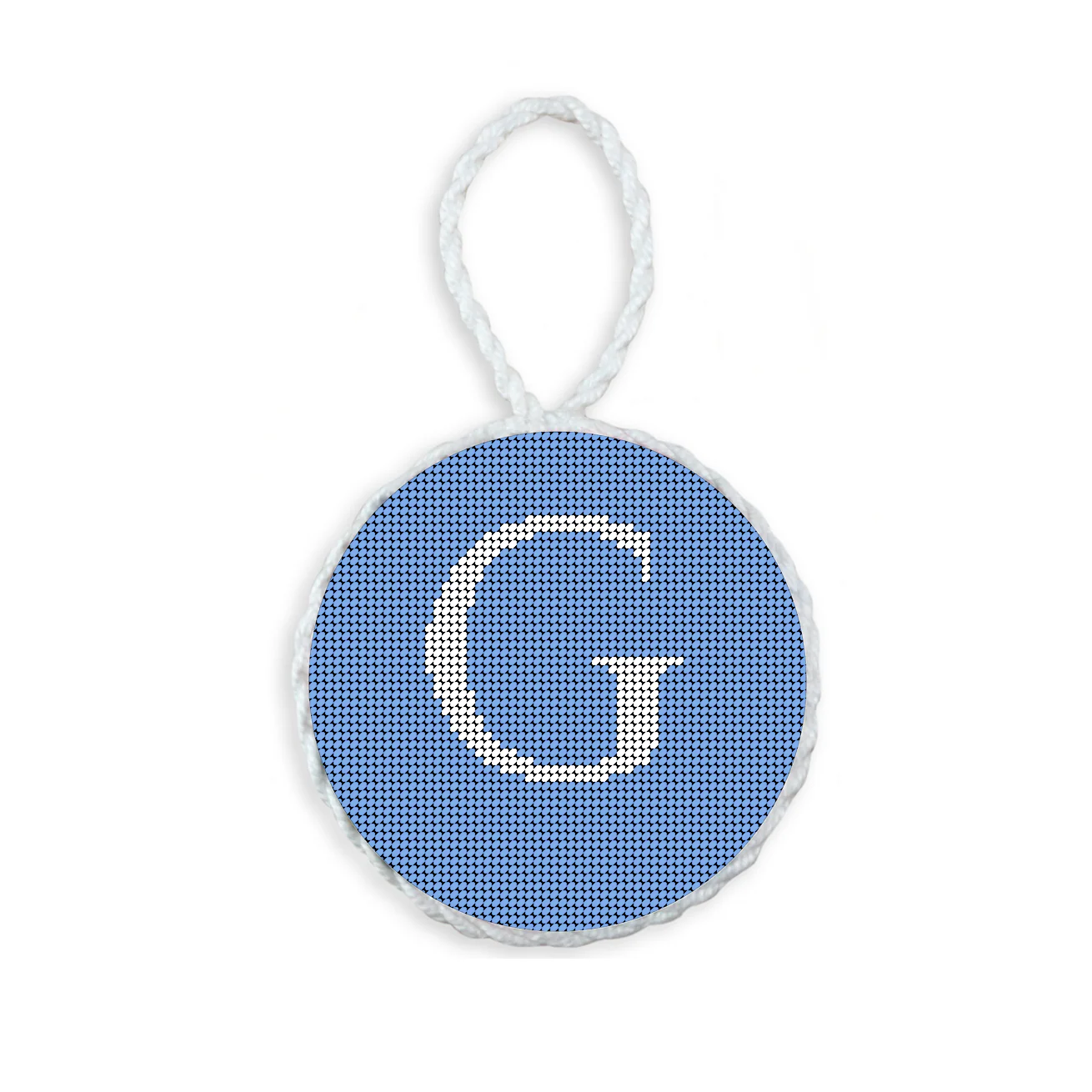 Letter with Date Ornament - Baby Blue - Image 8