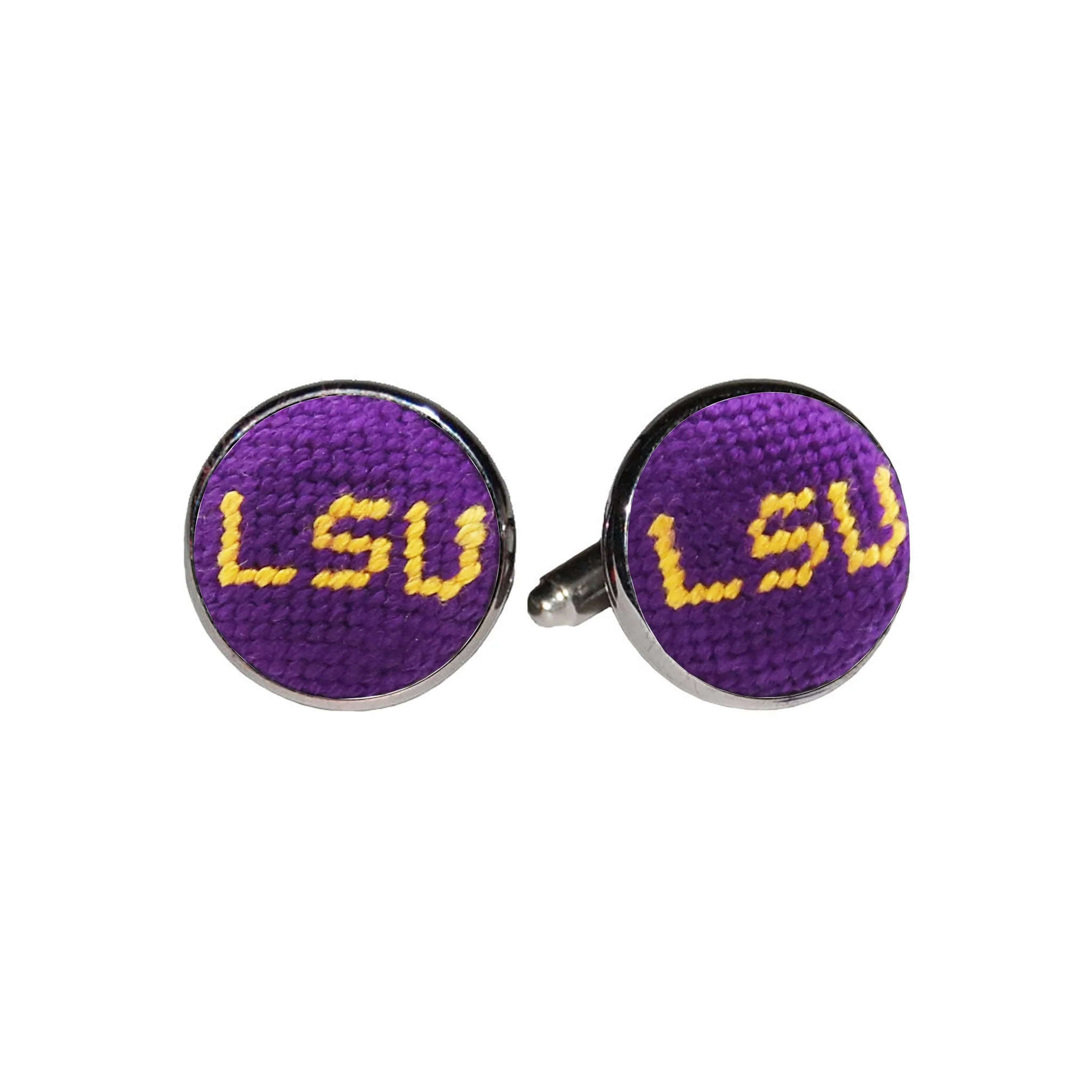 LSU Cufflinks (Purple)