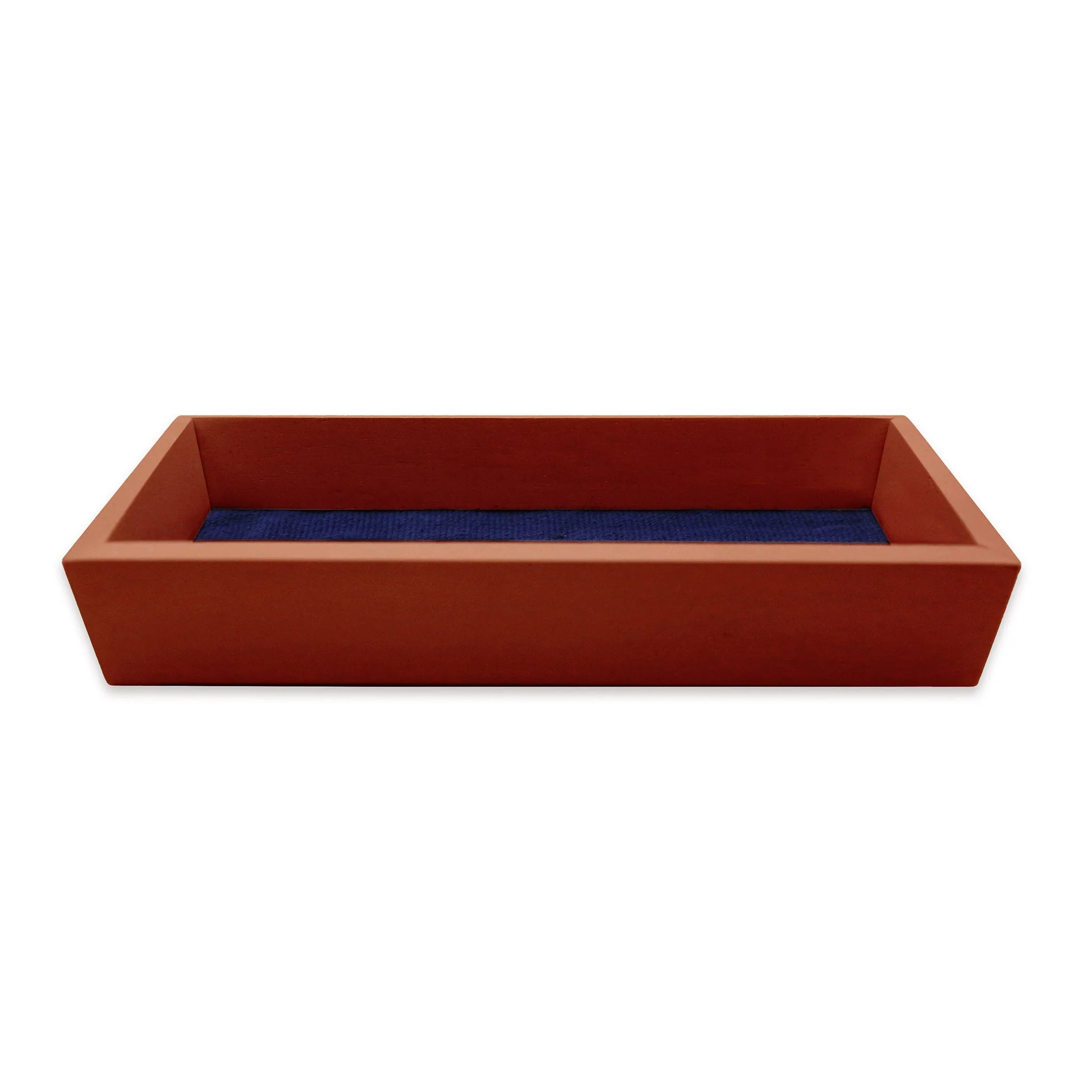 LSU Valet Tray (Purple) (Chestnut Wood) - Image 2