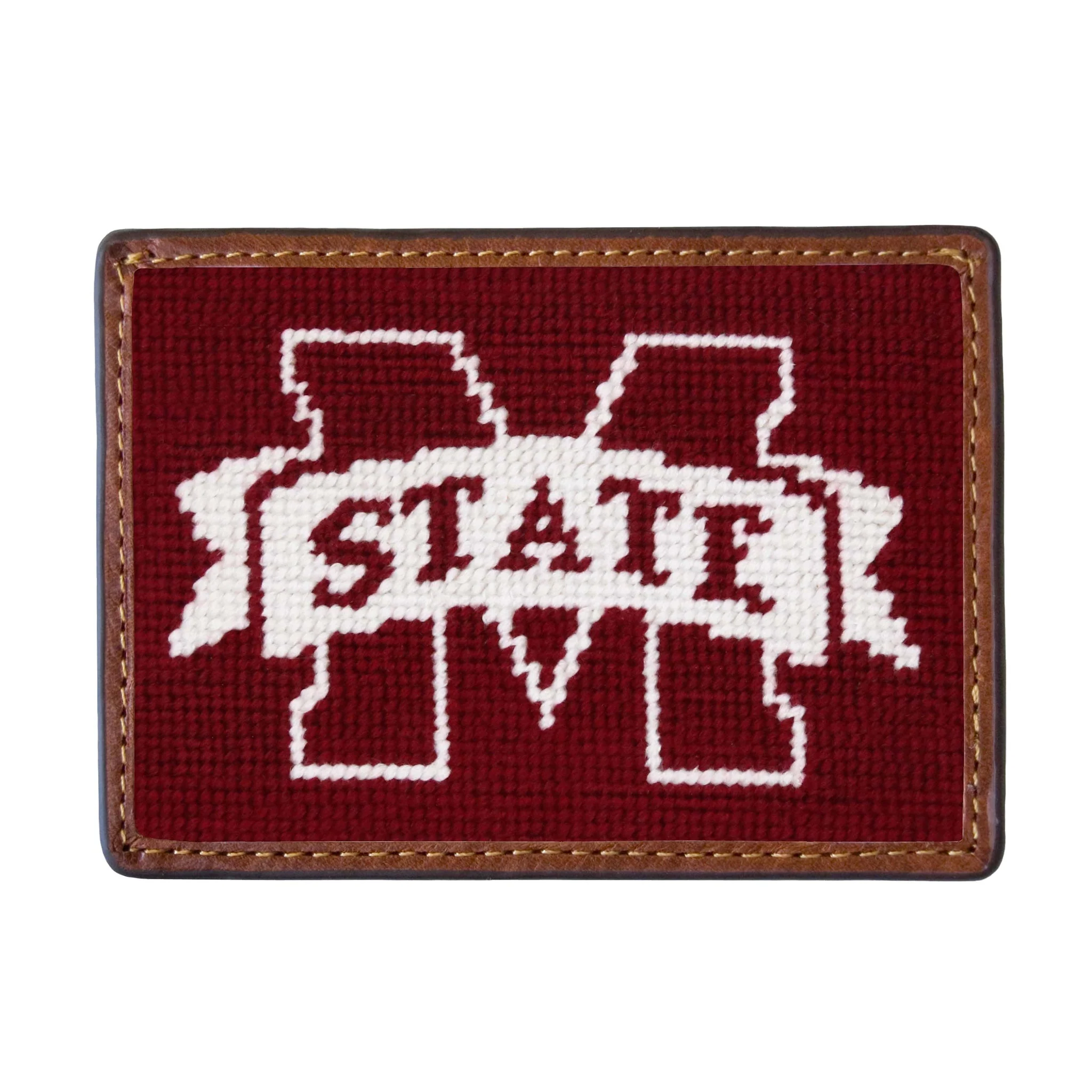 Mississippi State Card Wallet (Maroon)