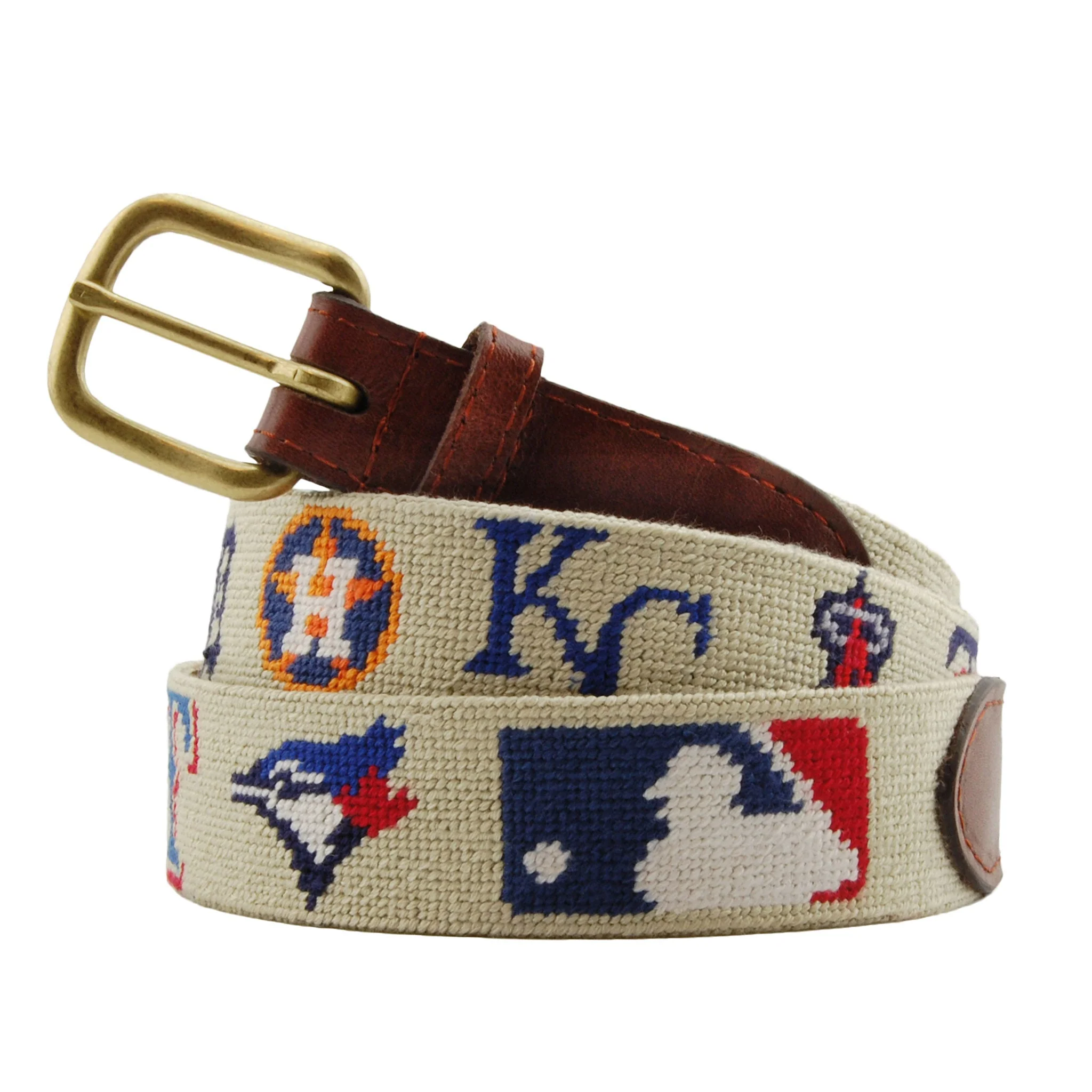 MLB American League Belt (Light Khaki)
