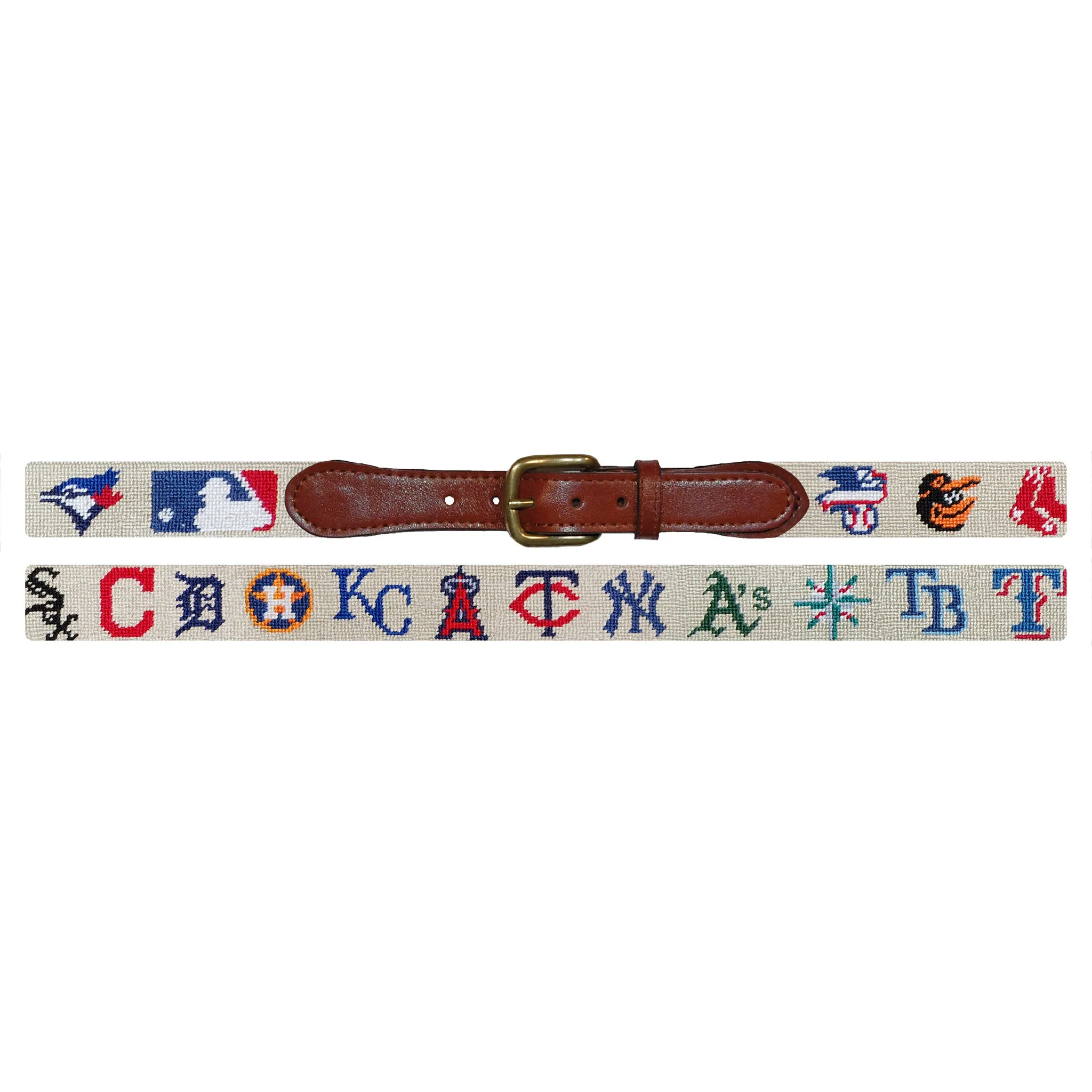 MLB American League Belt (Light Khaki) - Image 2