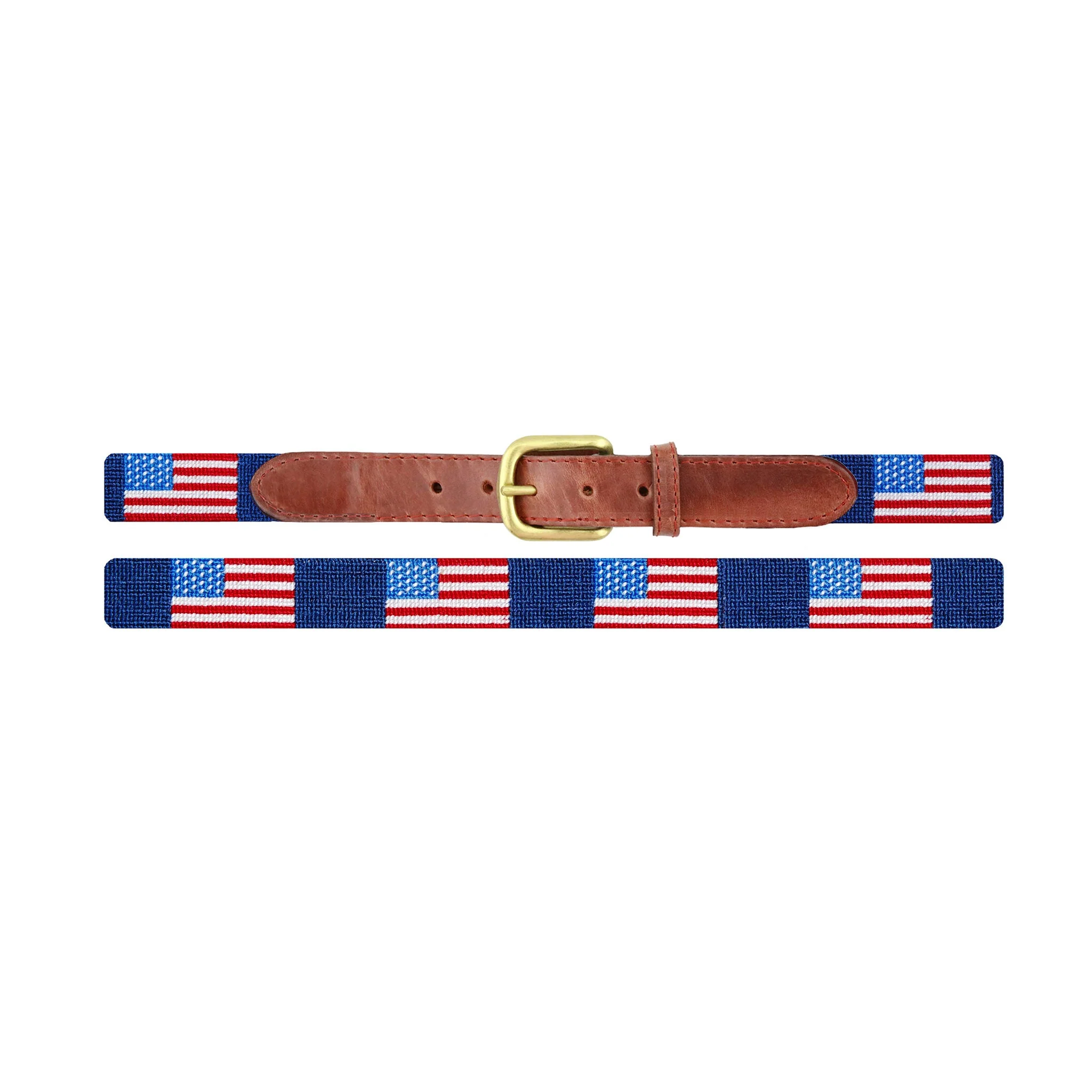Monogrammed American Flag Children's Belt - Image 2