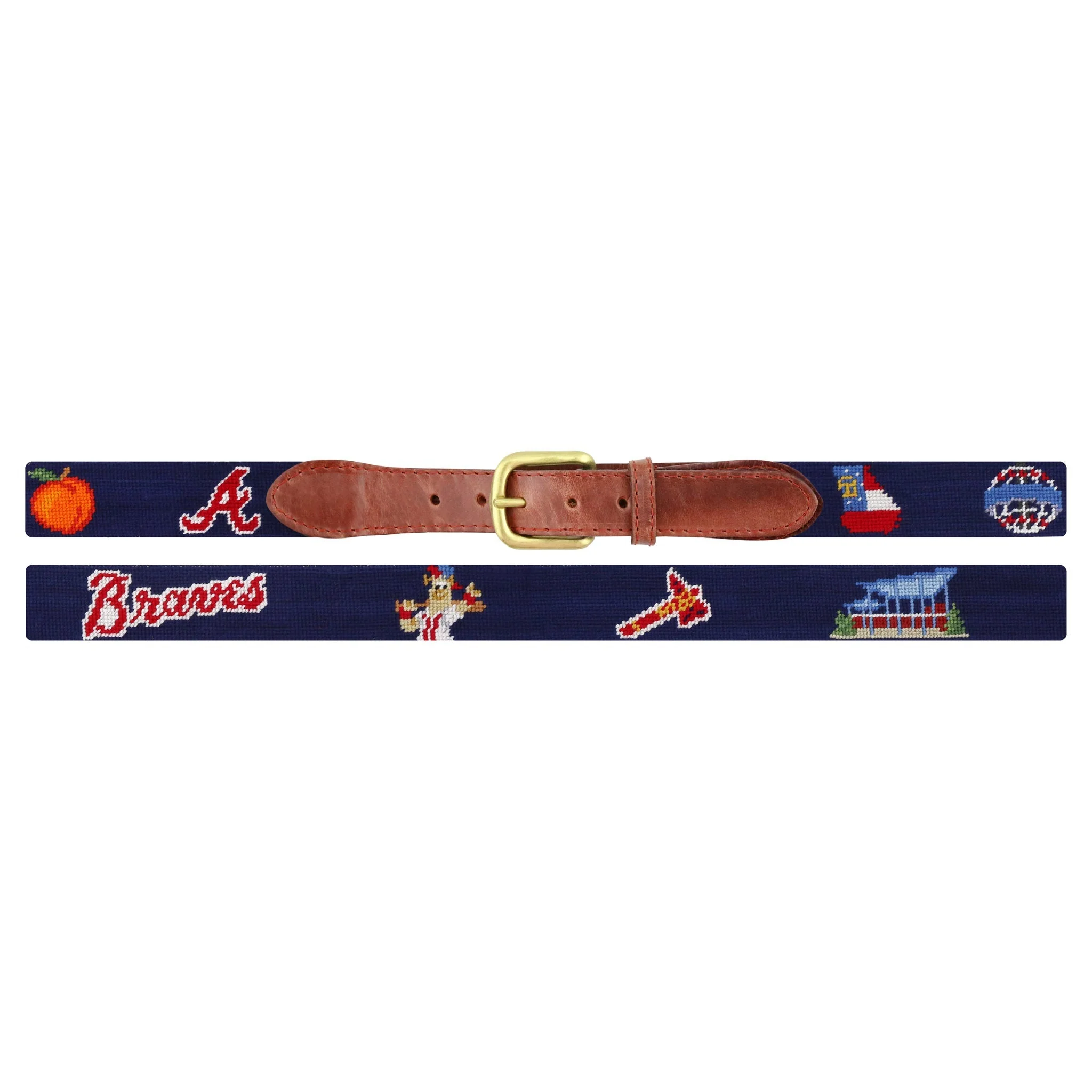 Monogrammed Atlanta Braves Life Belt (Dark Navy) - Image 2