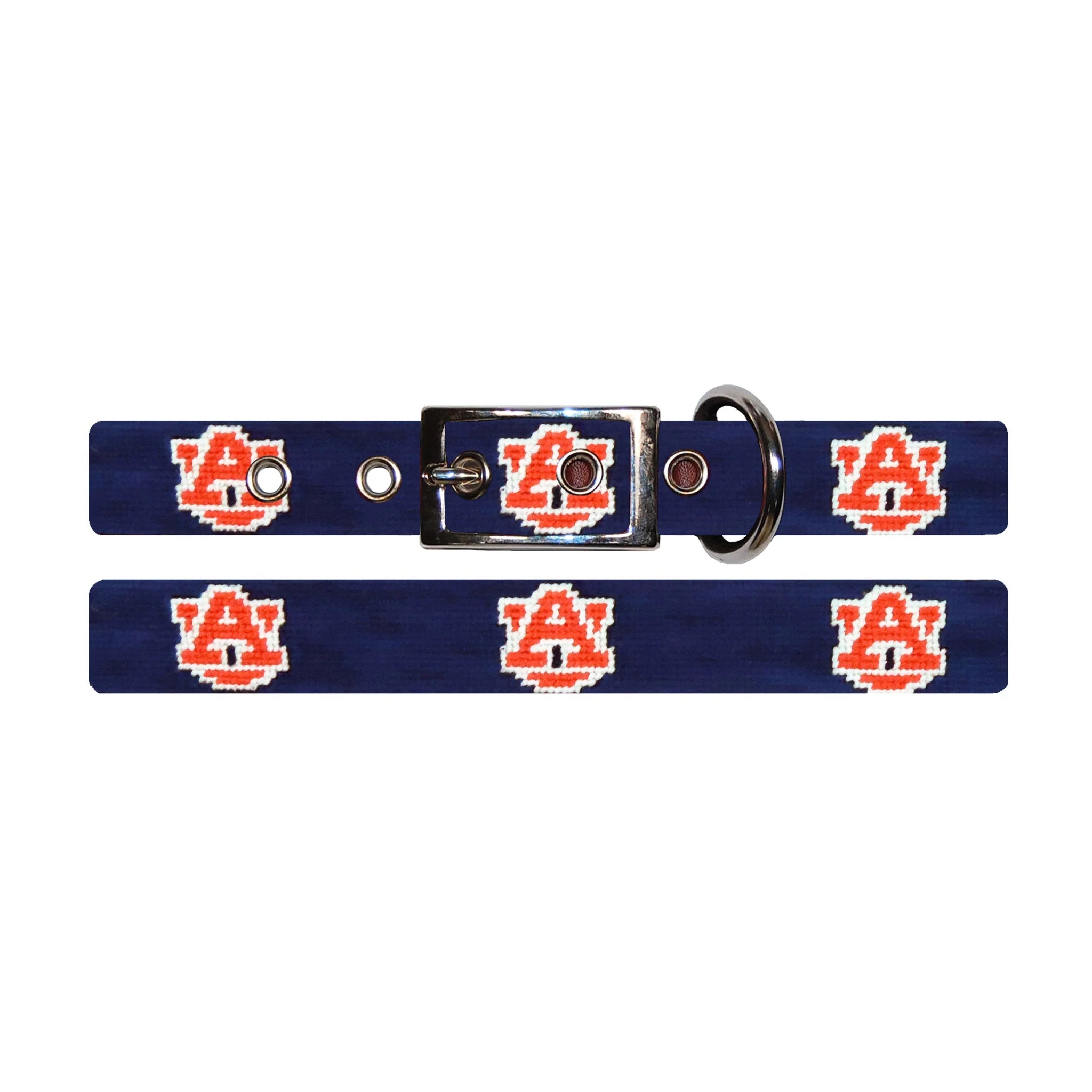 Monogrammed Auburn Dog Collar (Dark Navy) - Image 2