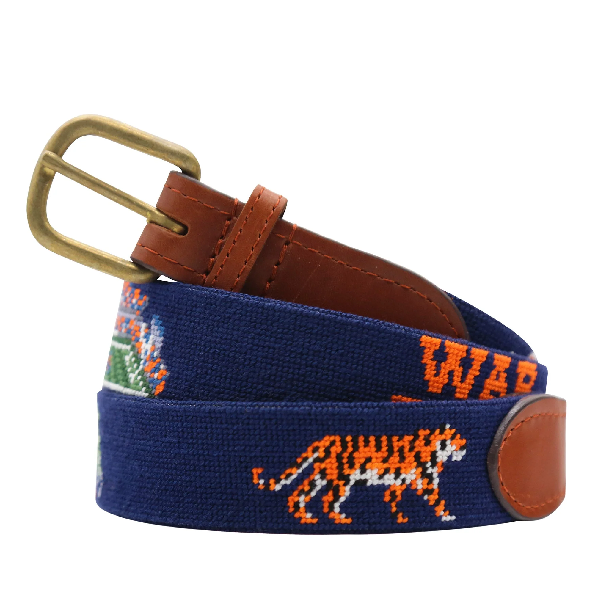 Monogrammed Auburn Life Belt (Dark Navy)