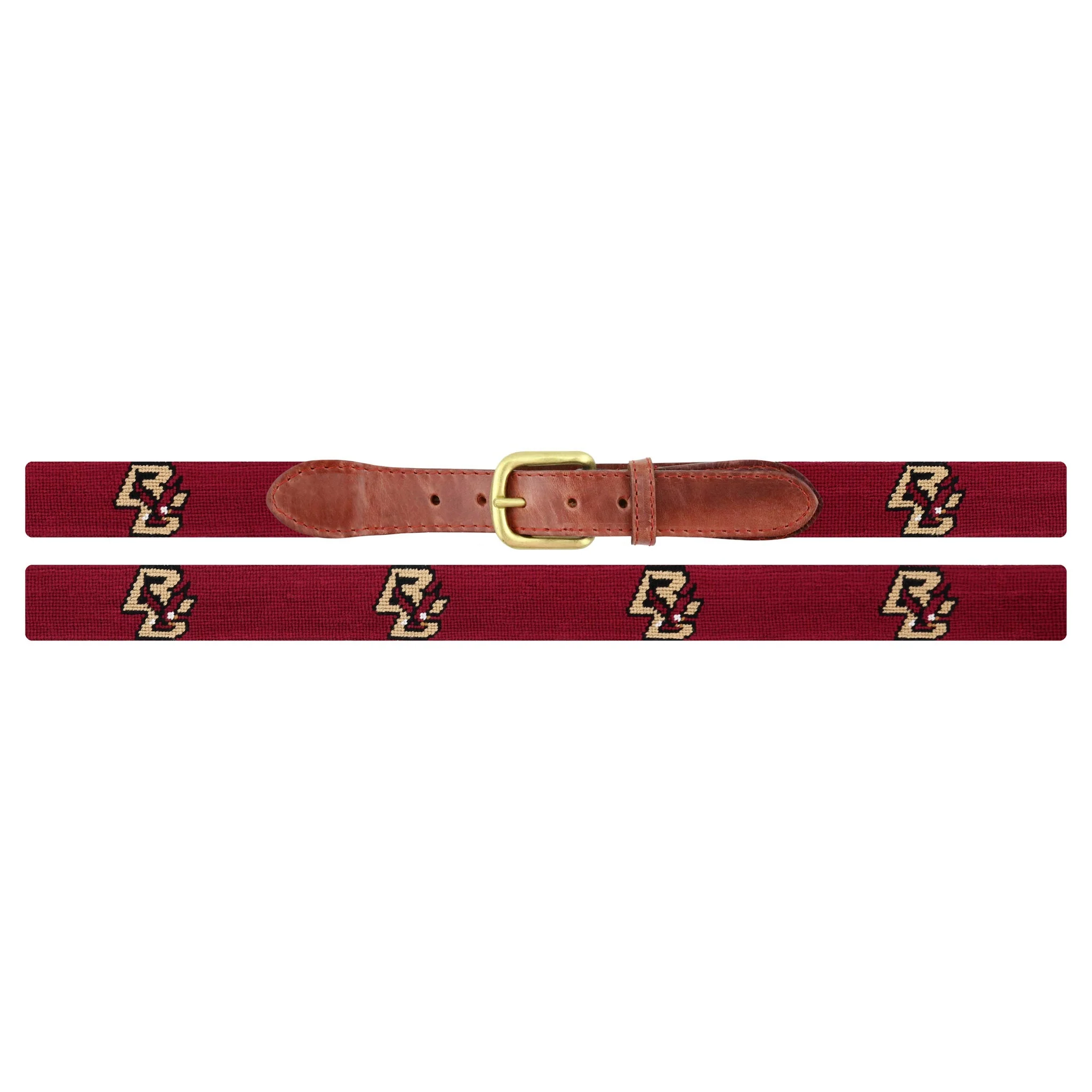Monogrammed Boston College Belt (Garnet) - Image 2