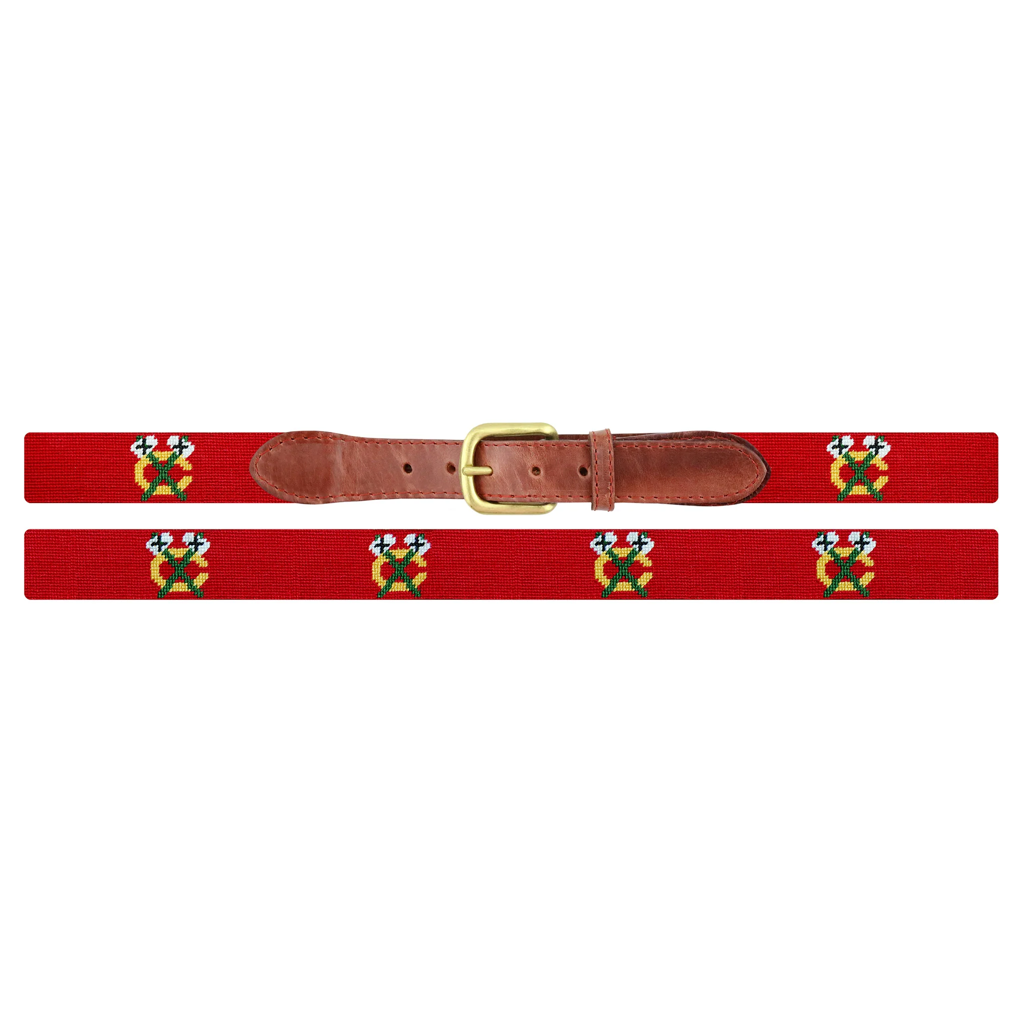 Monogrammed Chicago Blackhawks Belt (Red) - Image 2