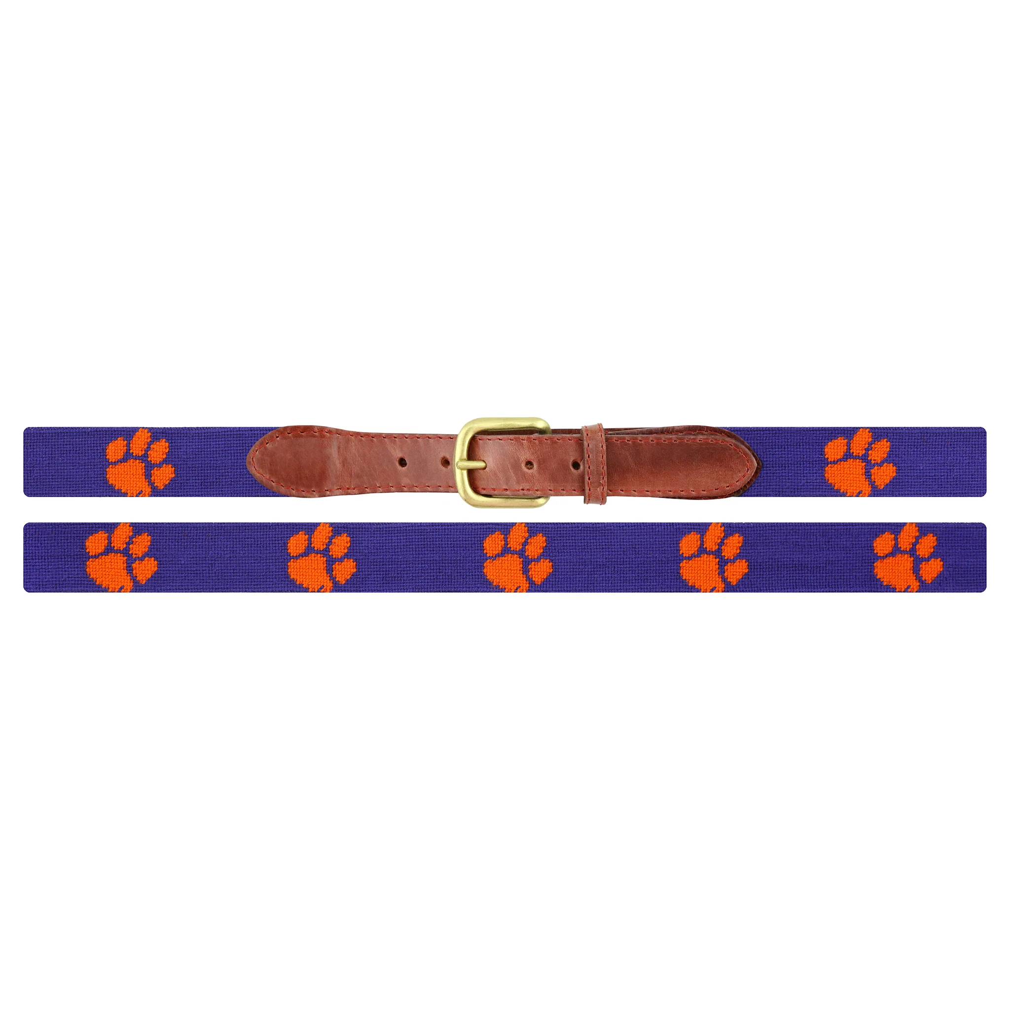 Monogrammed Clemson Belt (Purple) - Image 2