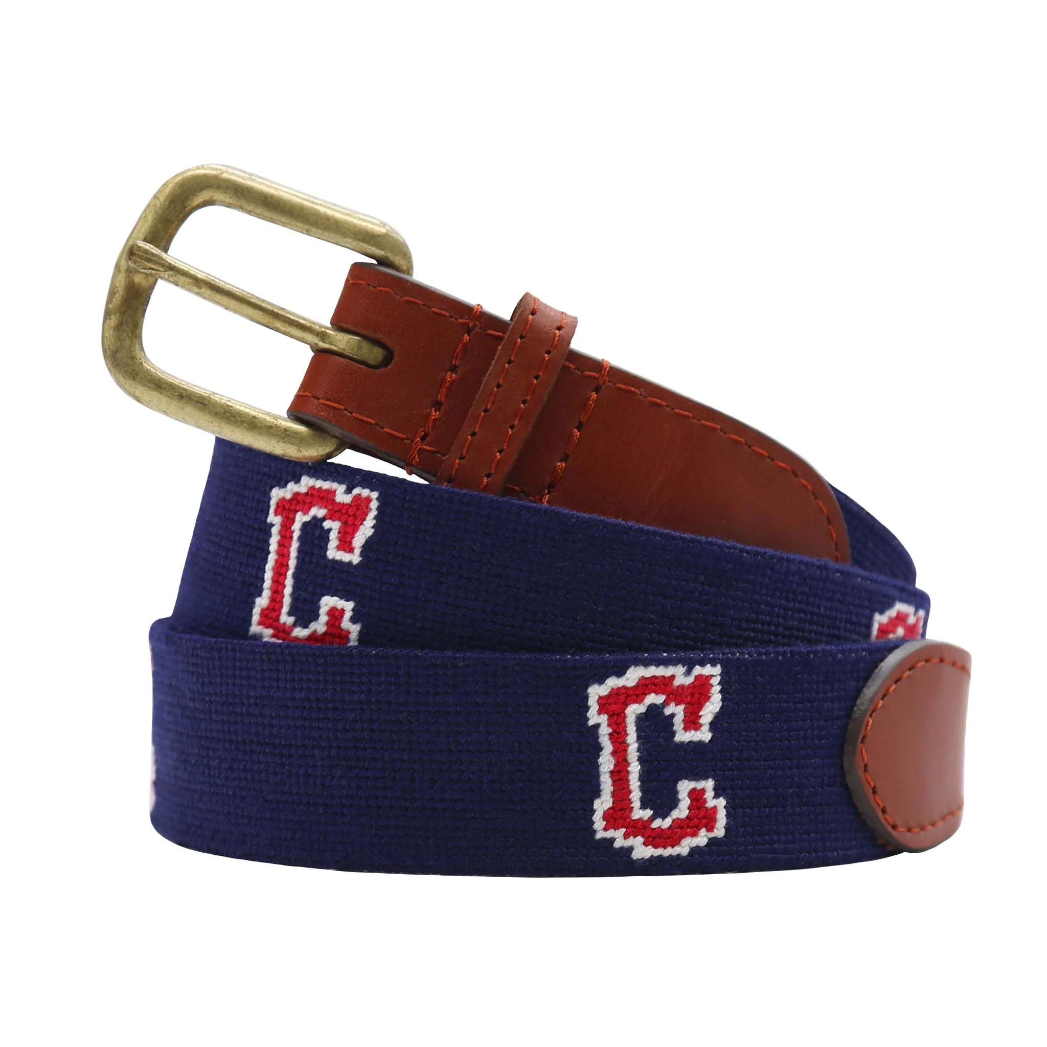 Monogrammed Cleveland Guardians Belt (Dark Navy)