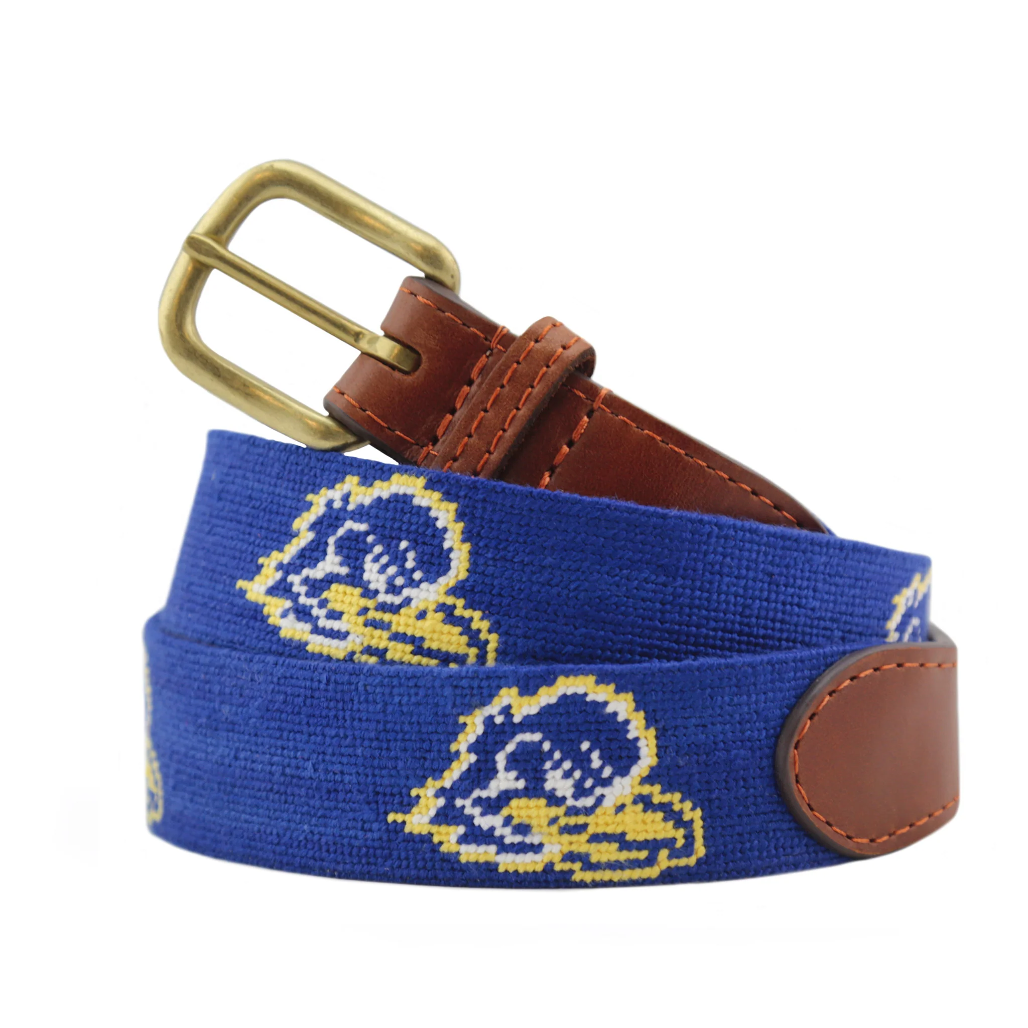 Monogrammed University of Delaware Belt (Dark Royal)