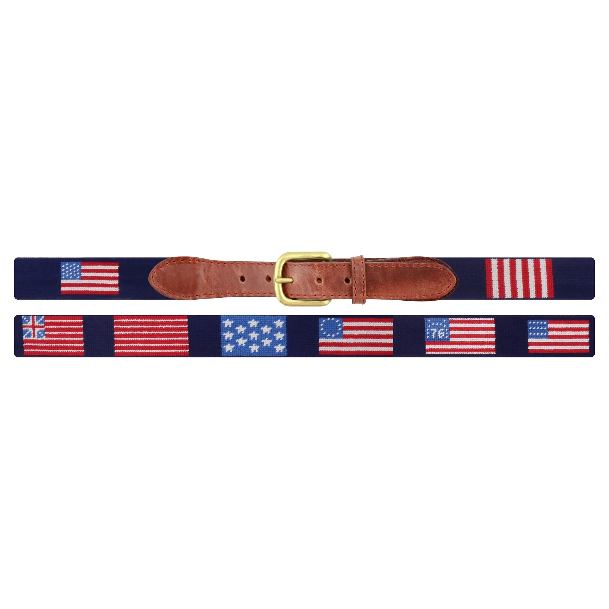 Monogrammed Flags of our Fathers Belt (Dark Navy) - Image 2
