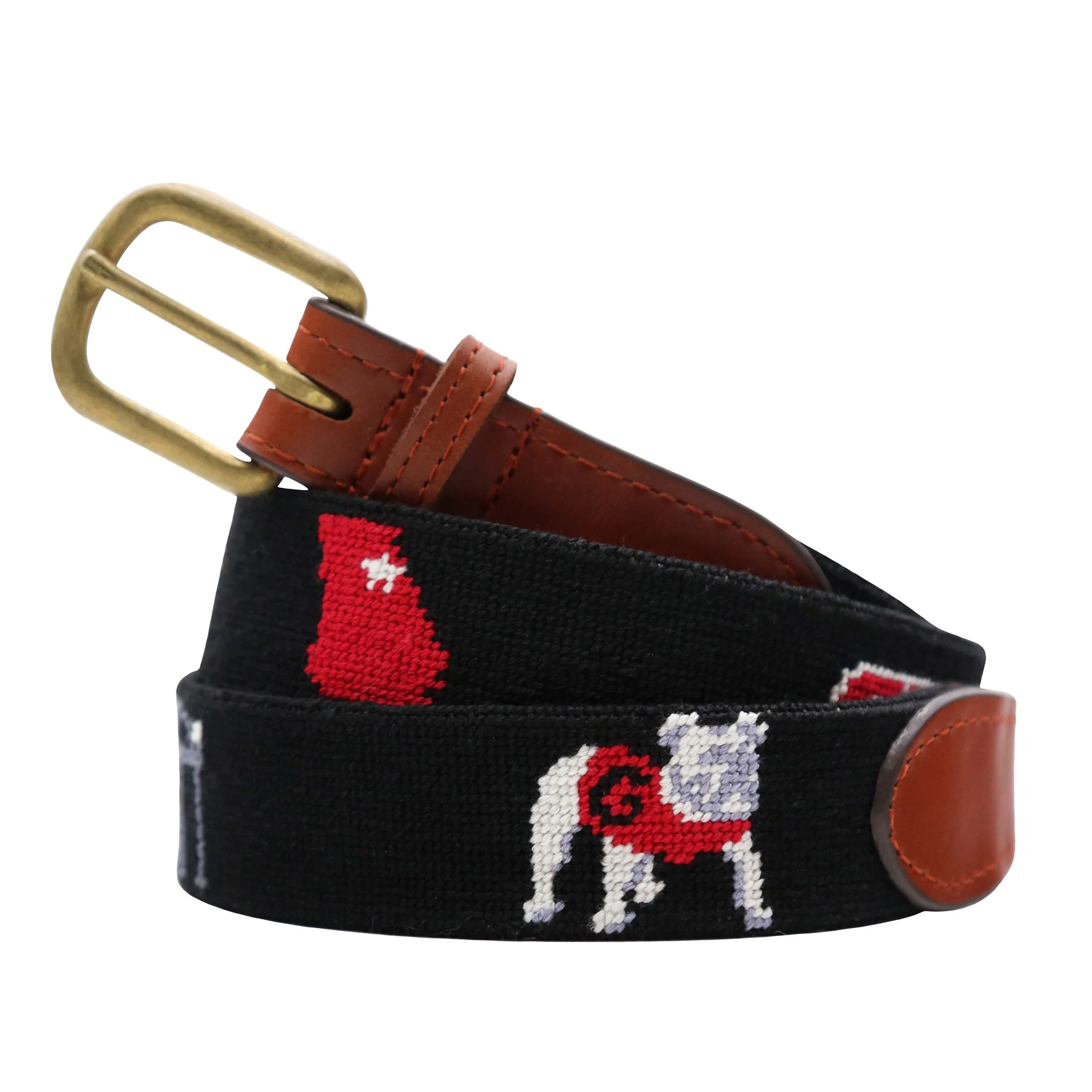 Monogrammed Georgia Life Belt (Black)