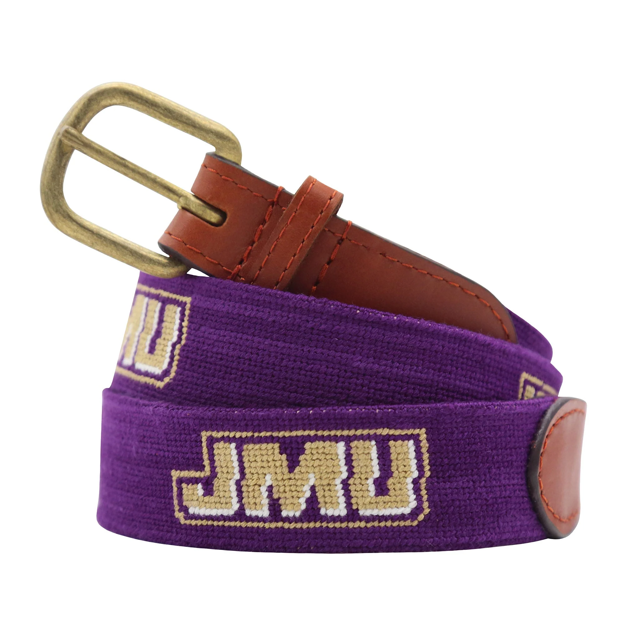Monogrammed James Madison Belt (Royal Purple)