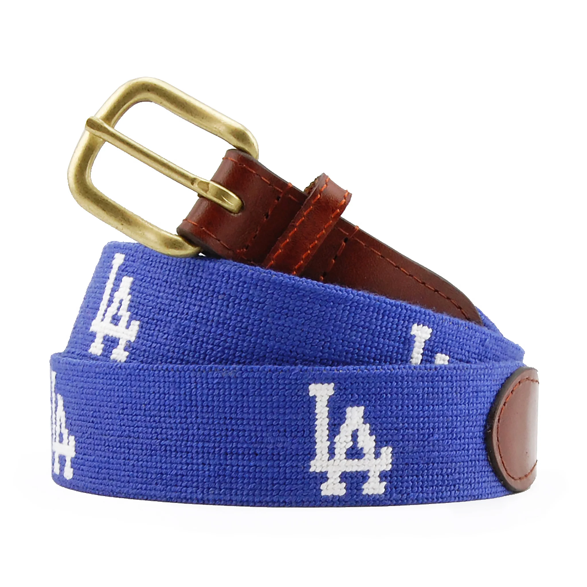 Monogrammed Los Angeles Dodgers Belt (Royal)