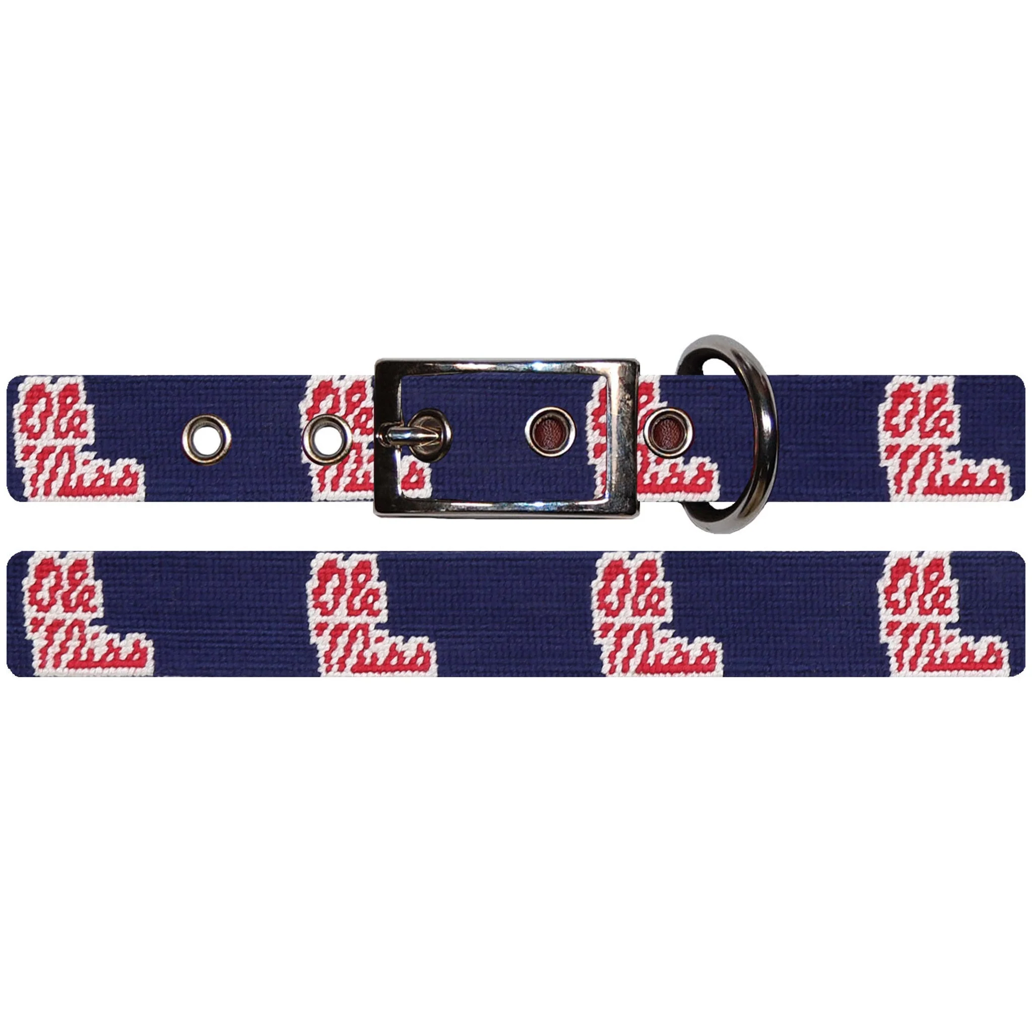 Monogrammed Mississippi Dog Collar (Dark Navy) - Image 2