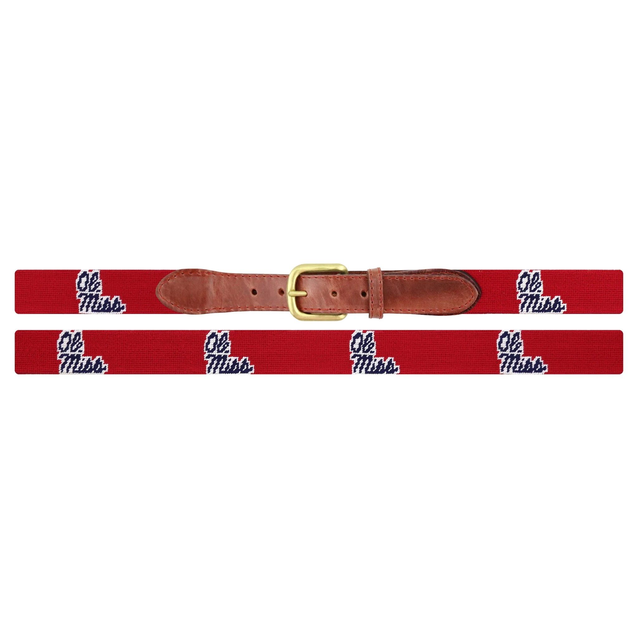 Monogrammed Mississippi Belt (Red) - Image 2