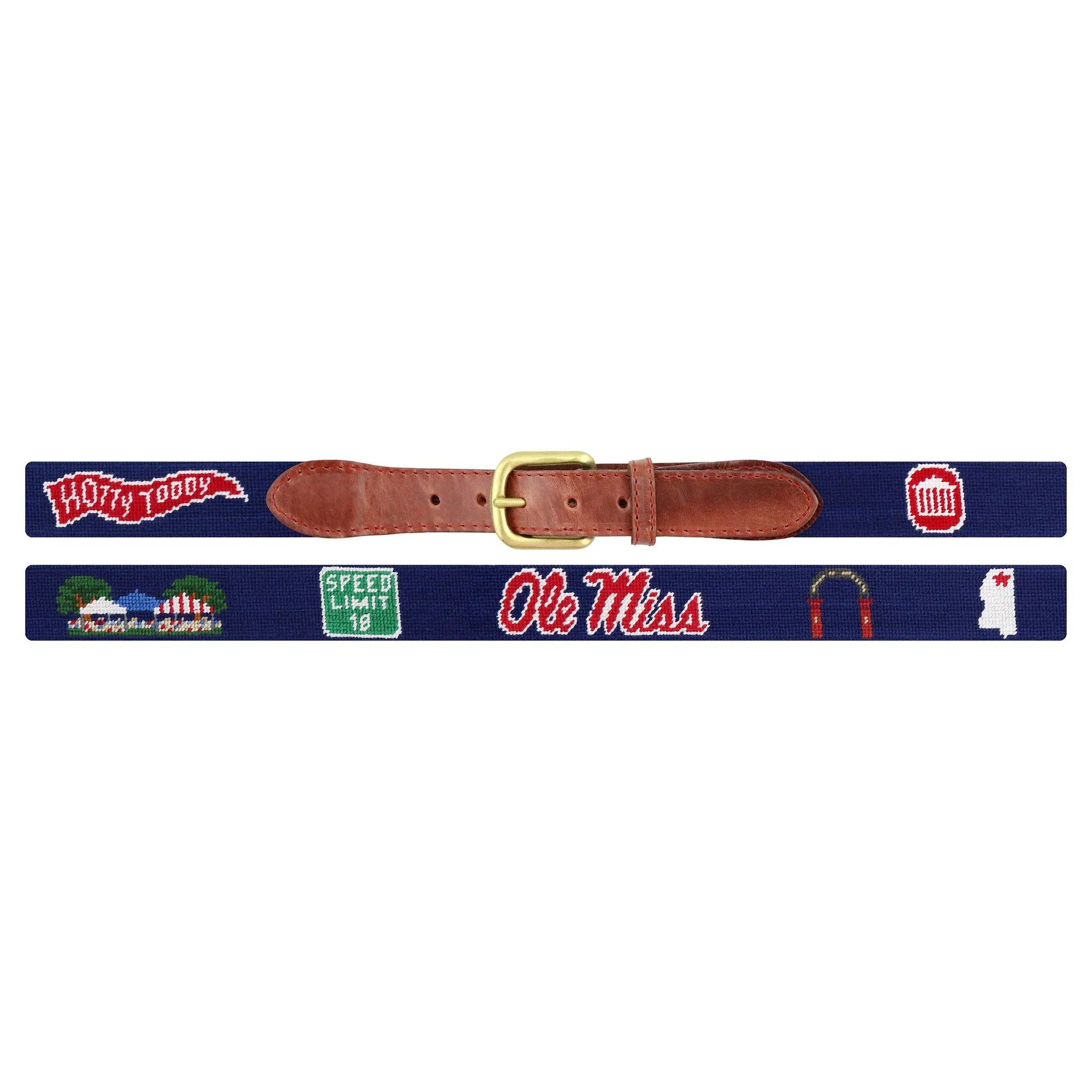 Monogrammed Mississippi Life Belt (Dark Navy) - Image 2