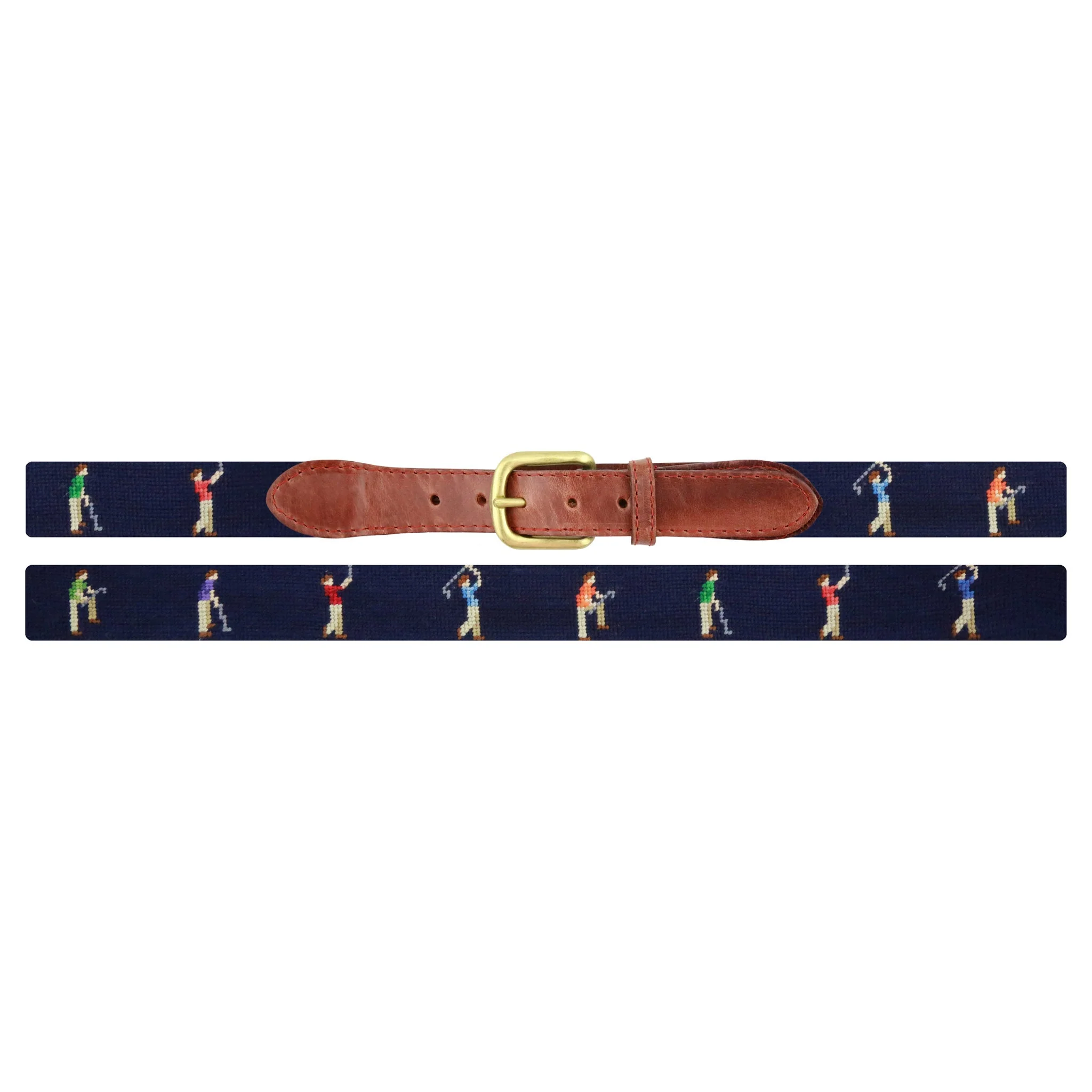 Monogrammed Mulligan Belt (Dark Navy) - Image 2