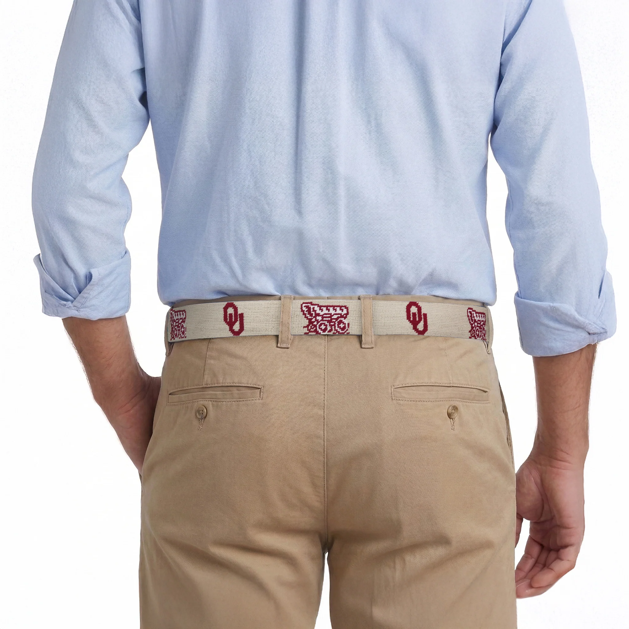 Oklahoma OU-Wagon Belt (Light Khaki) - Image 5