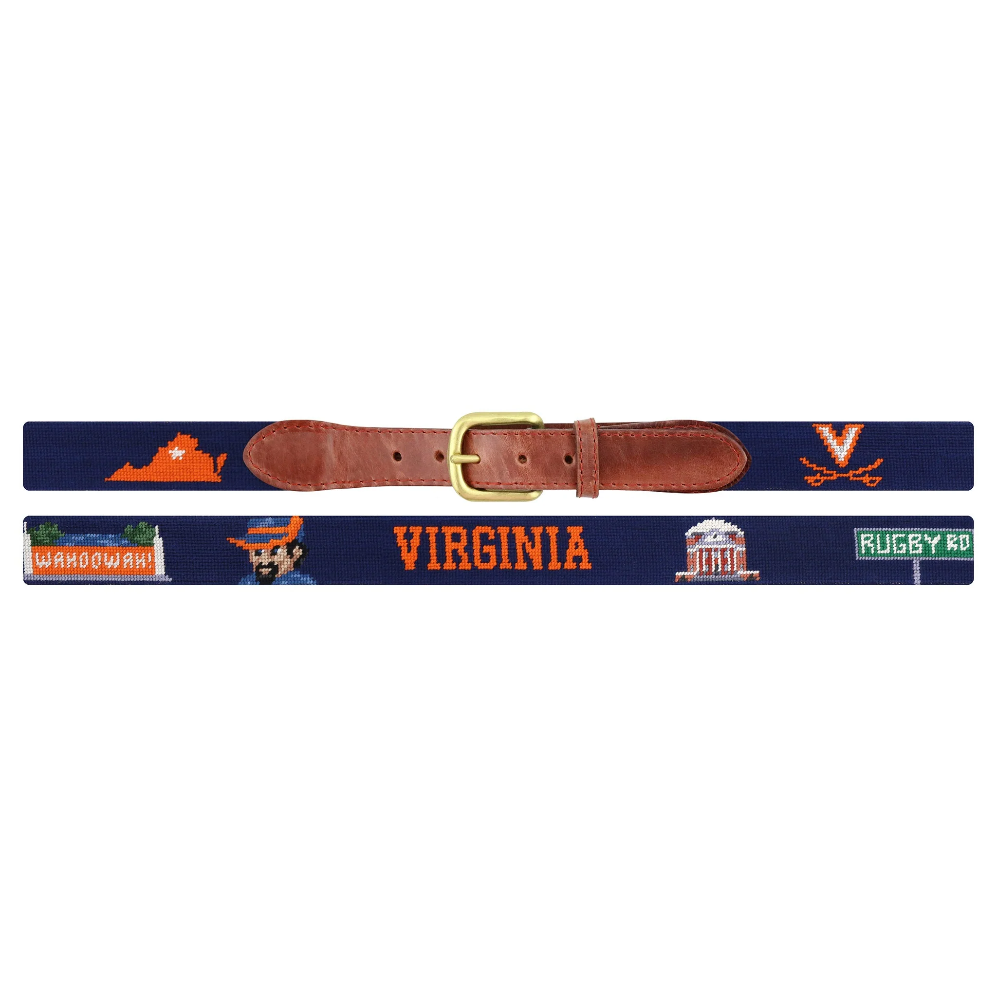 Monogrammed UVA Life Belt (Dark Navy) - Image 2