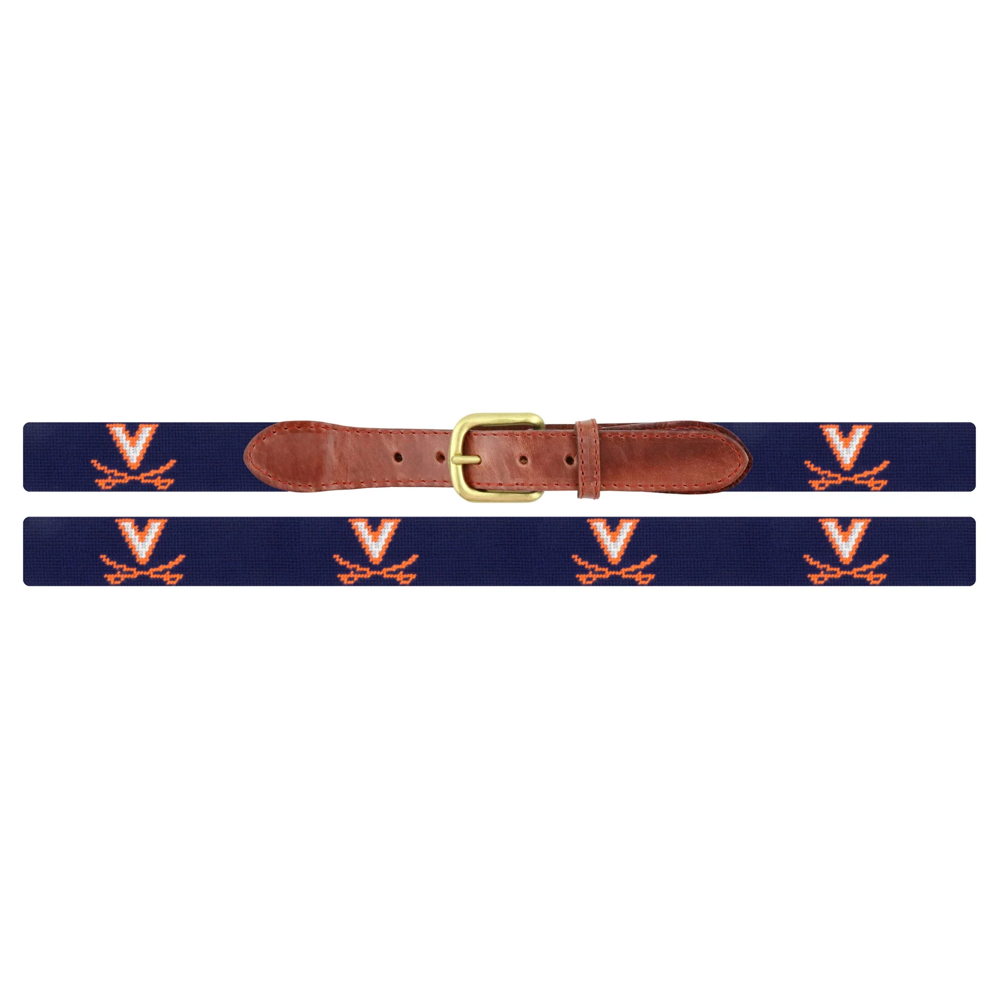 Monogrammed UVA Belt (Dark Navy) - Image 2