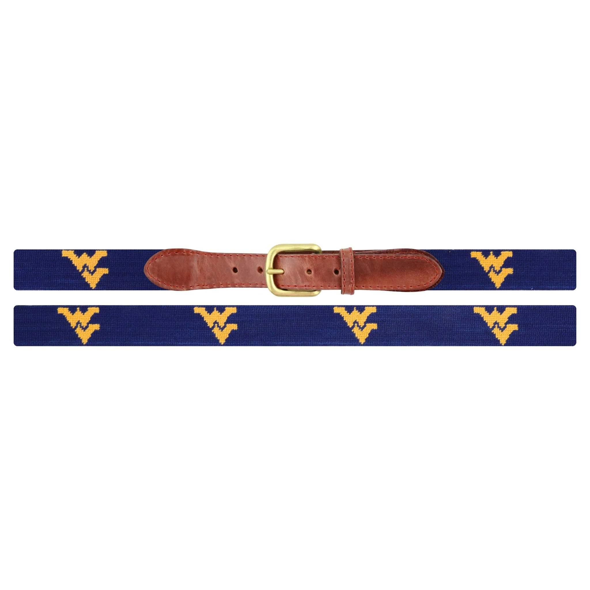 Monogrammed West Virginia Belt (Classic Navy) - Image 2