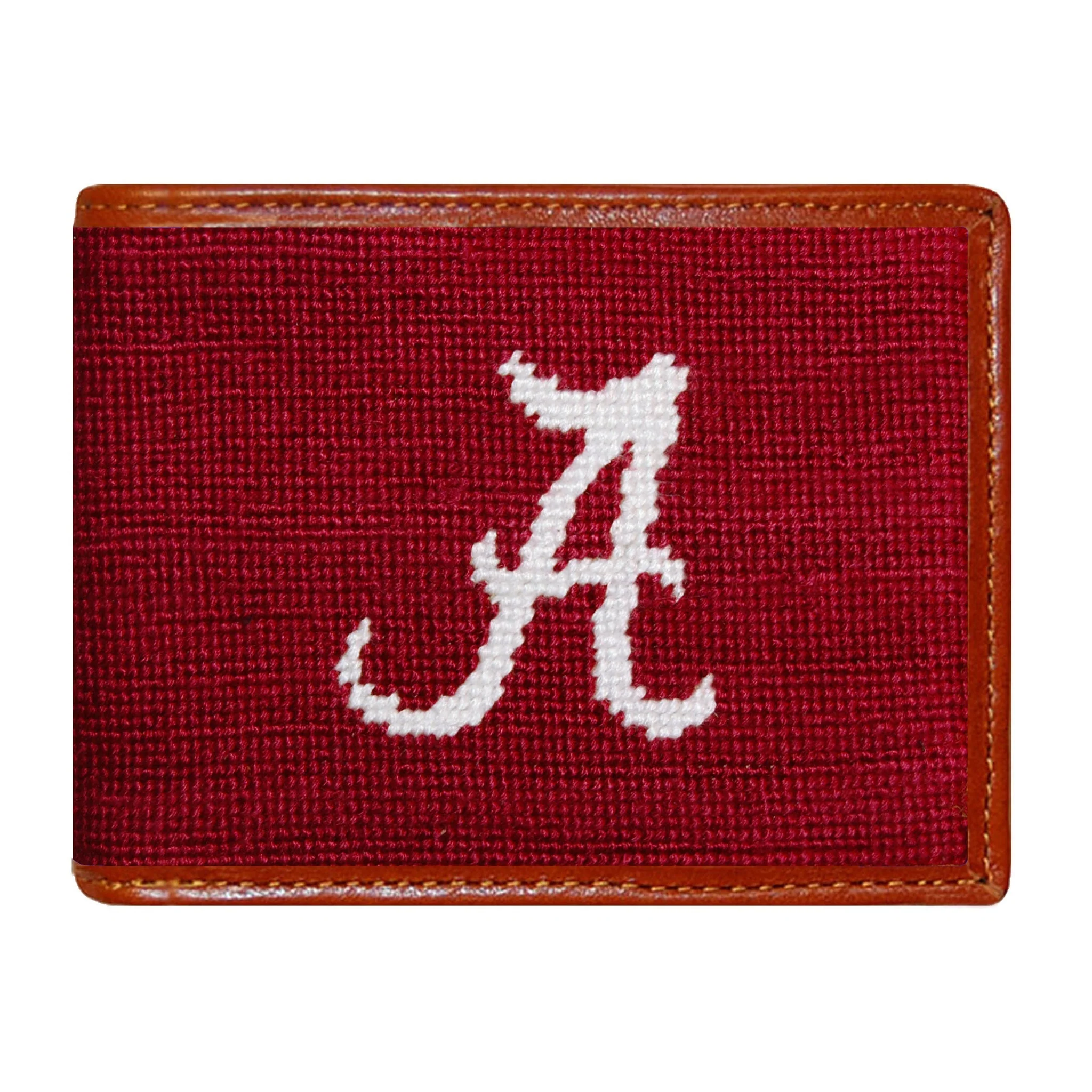 Monogrammed Alabama Wallet (Garnet)
