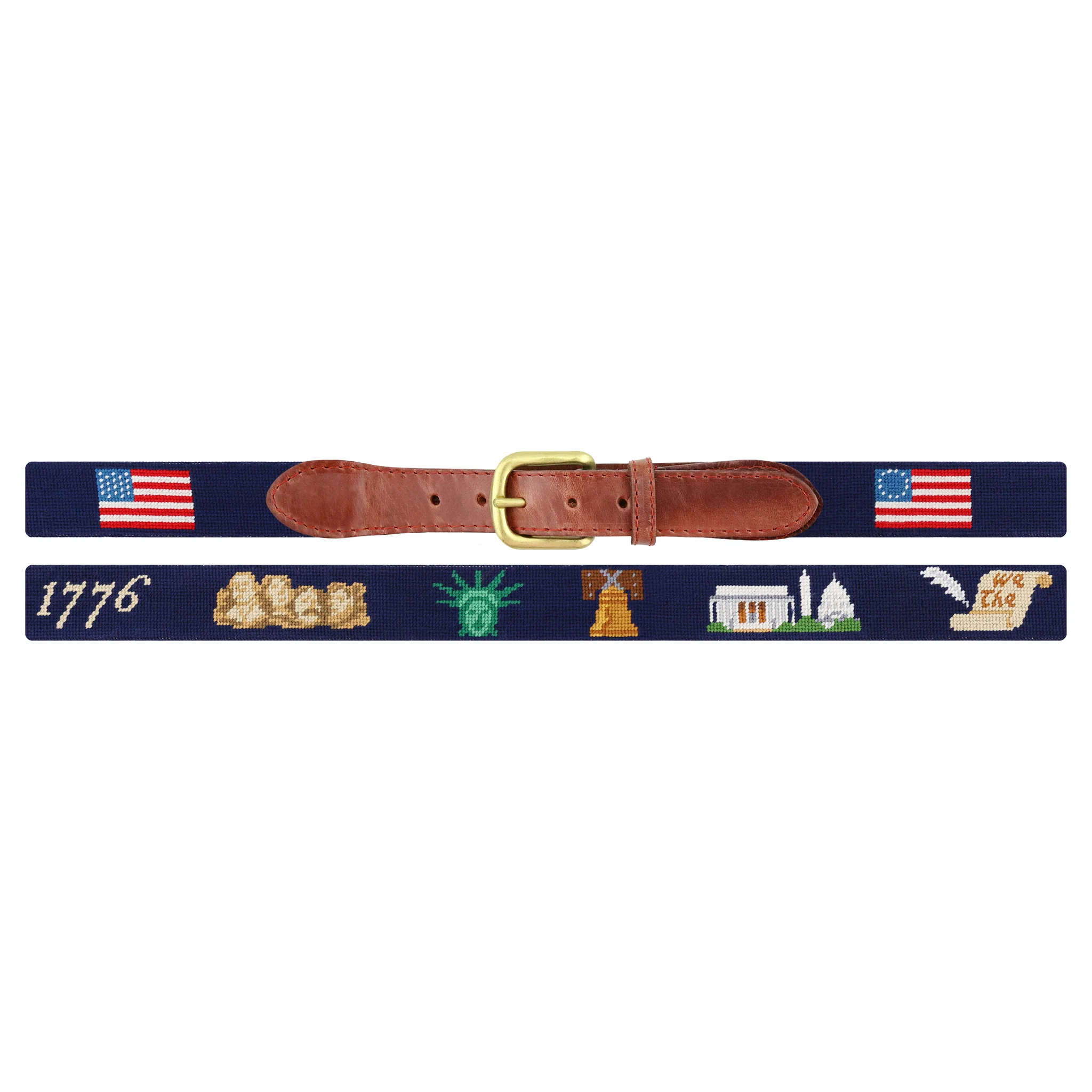Monogrammed American History Belt (Dark Navy) - Image 2