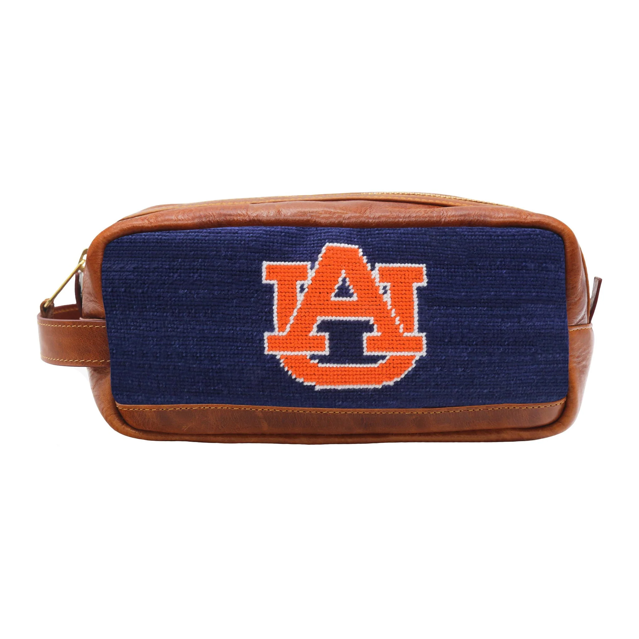 Monogrammed Auburn Toiletry Bag (Dark Navy)