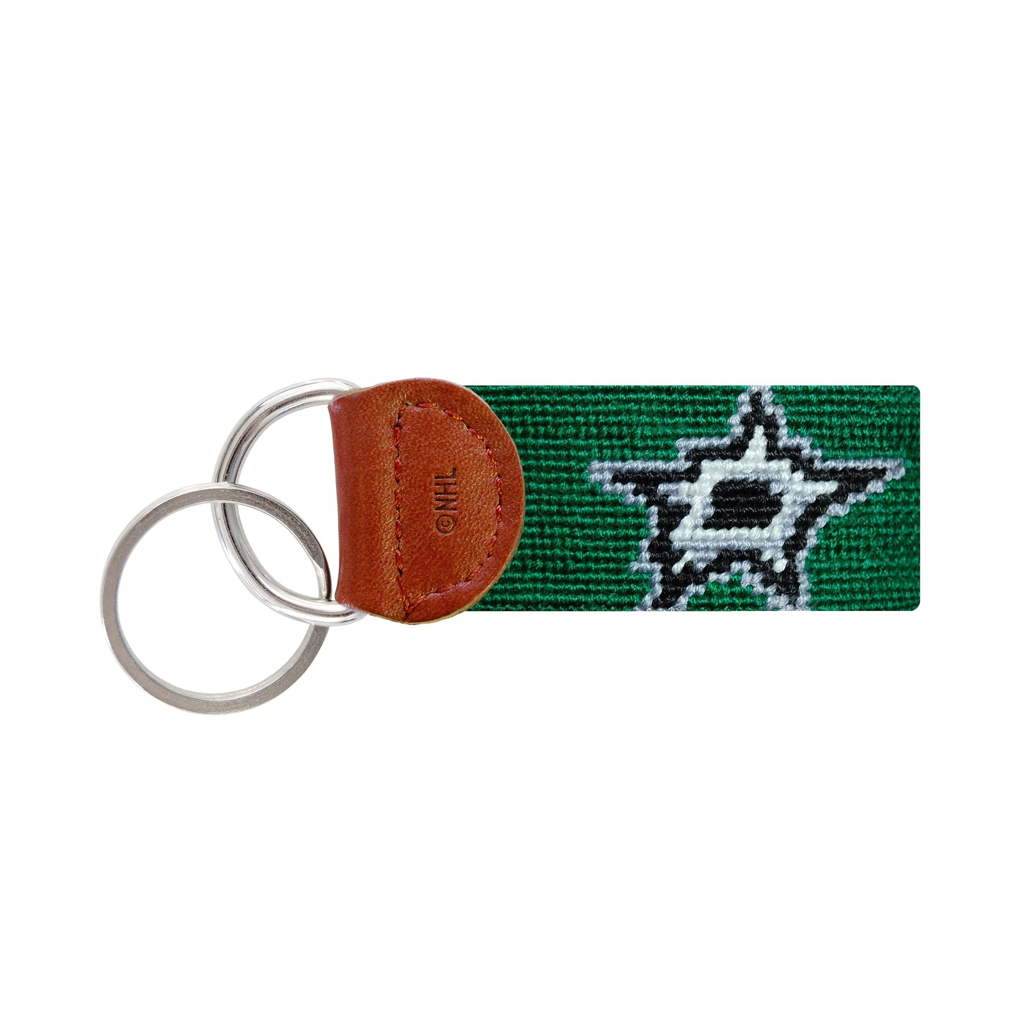 Monogrammed Dallas Stars Key Fob