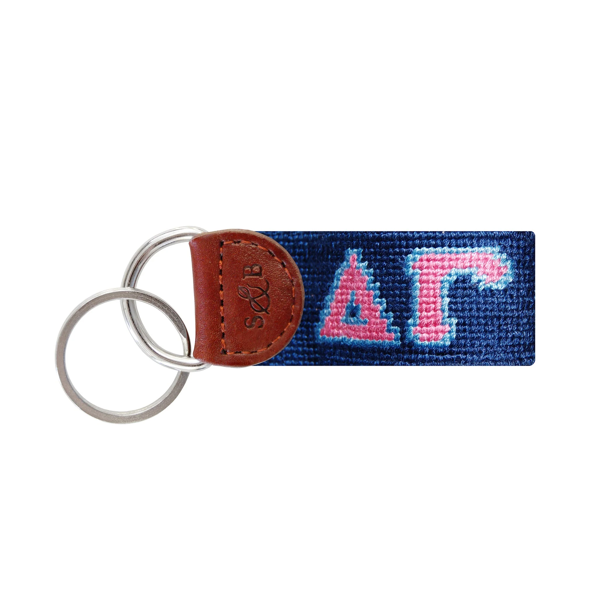 Monogrammed Delta Gamma Key Fob