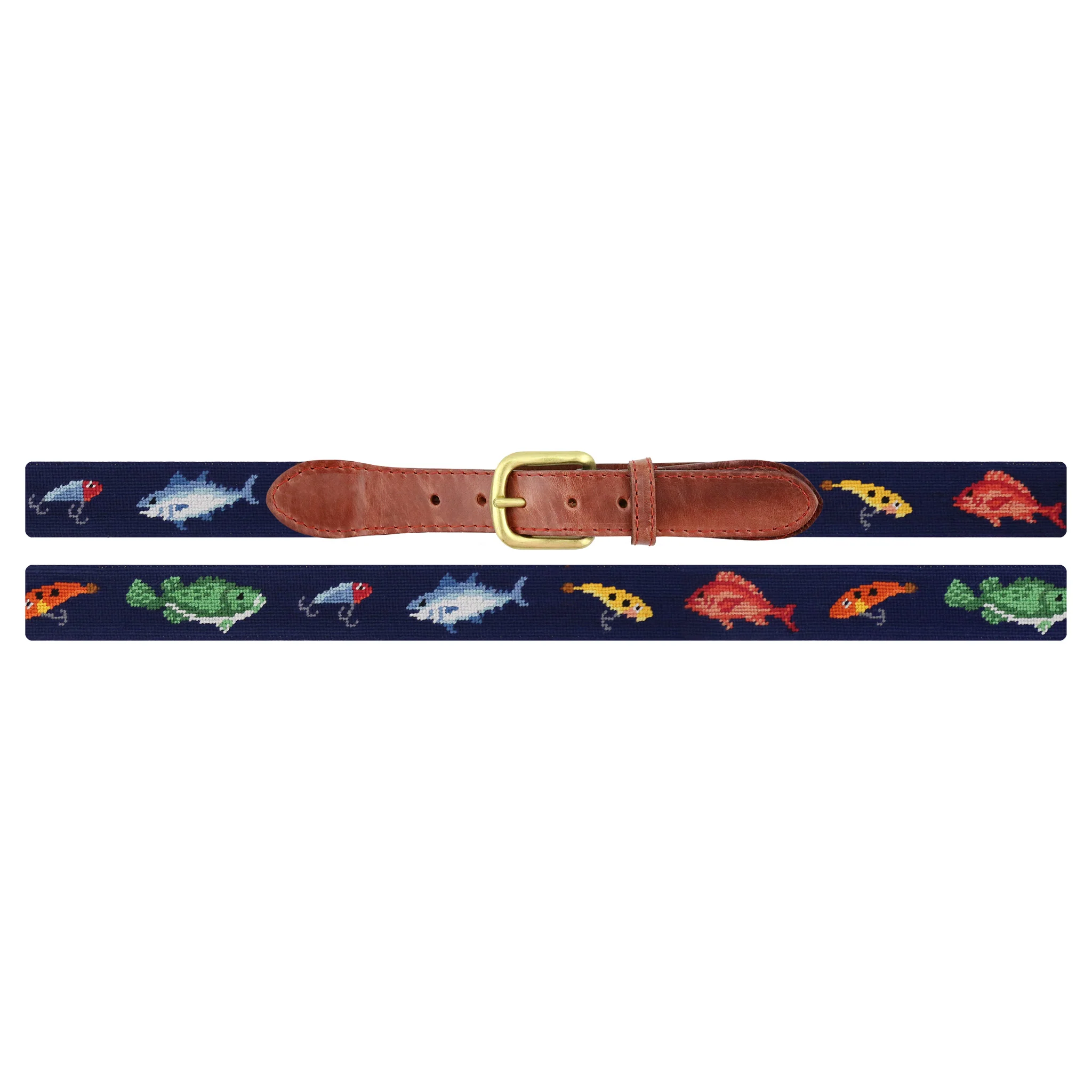 Monogrammed Fish and Tackle Belt (Dark Navy) - Image 2